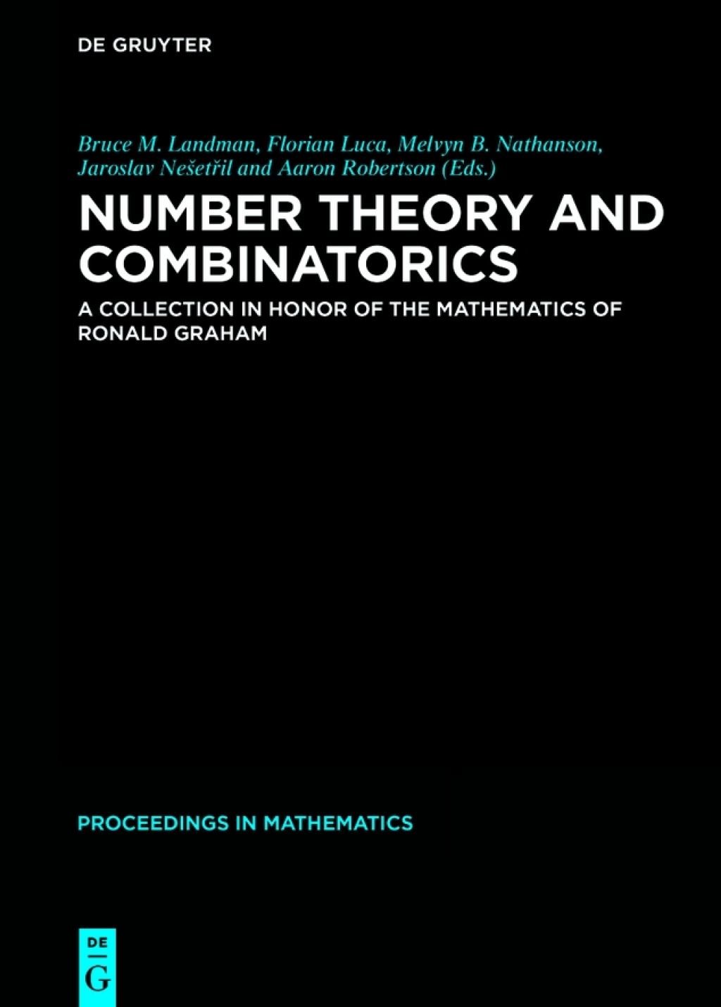 Number Theory and Combinatorics A Collection in Honor of the Mathematics of Ronald Graham 1st Edition â€“ PDF/EPUB Version Downloadable