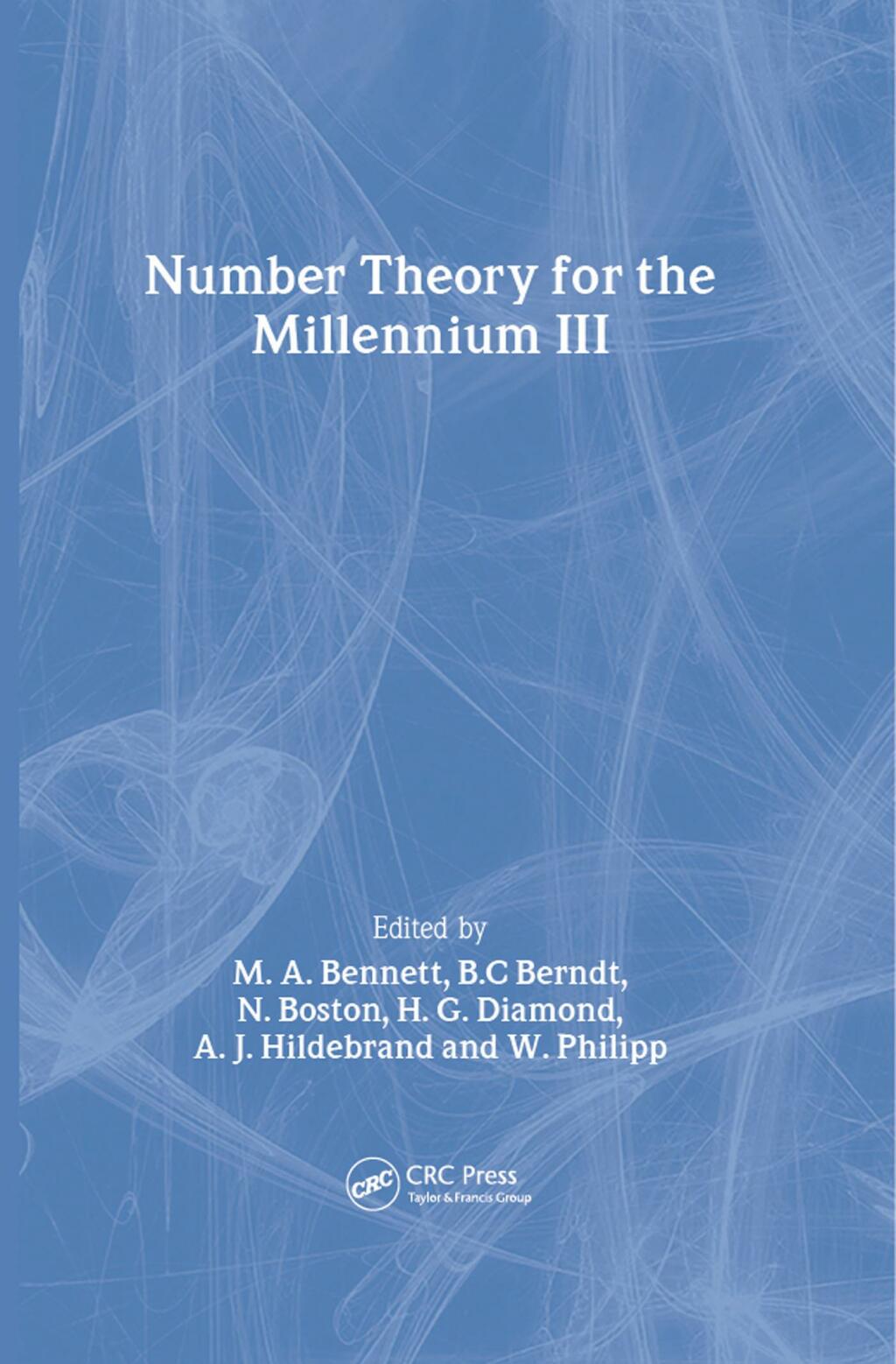 Number Theory for the Millennium III 1st Edition â€“ PDF/EPUB Version Downloadable