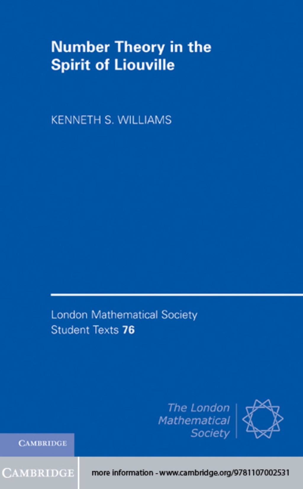 Number Theory in the Spirit of Liouville 1st Edition â€“ PDF/EPUB Version Downloadable