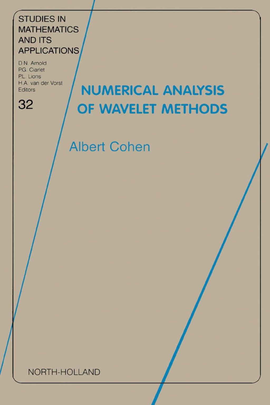 Numerical Analysis of Wavelet Methods  â€“ PDF/EPUB Version Downloadable