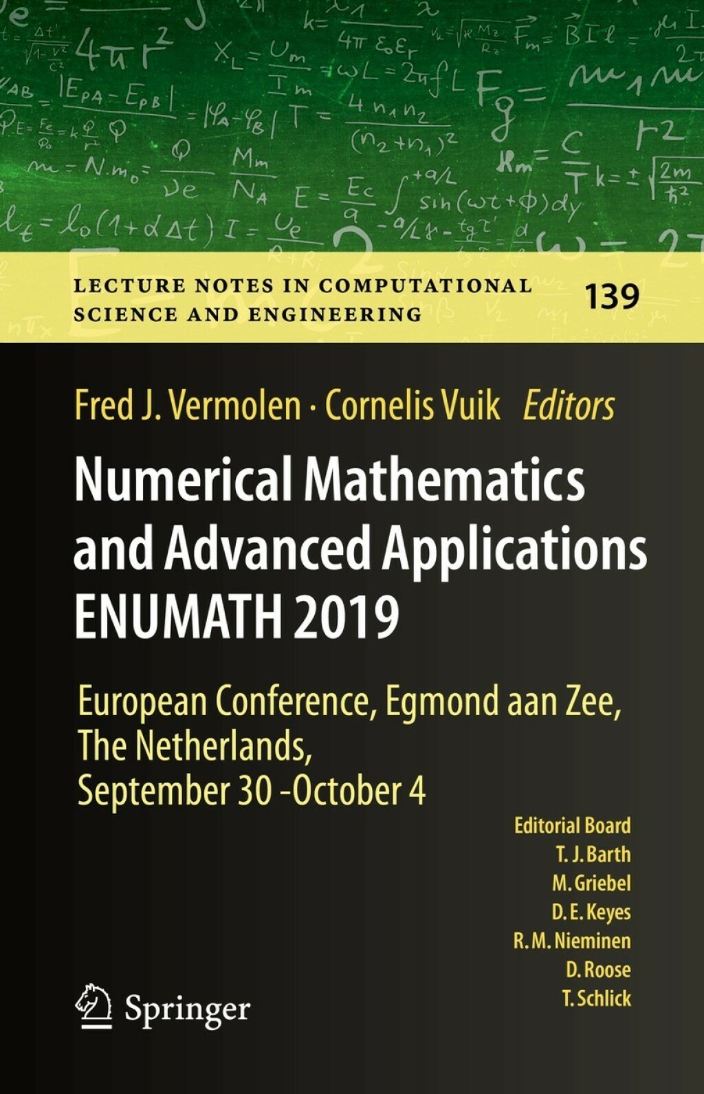 Numerical Mathematics and Advanced Applications ENUMATH 2019 European Conference, Egmond aan Zee, The Netherlands, September 30 - October 4  â€“ PDF/EPUB Version Downloadable