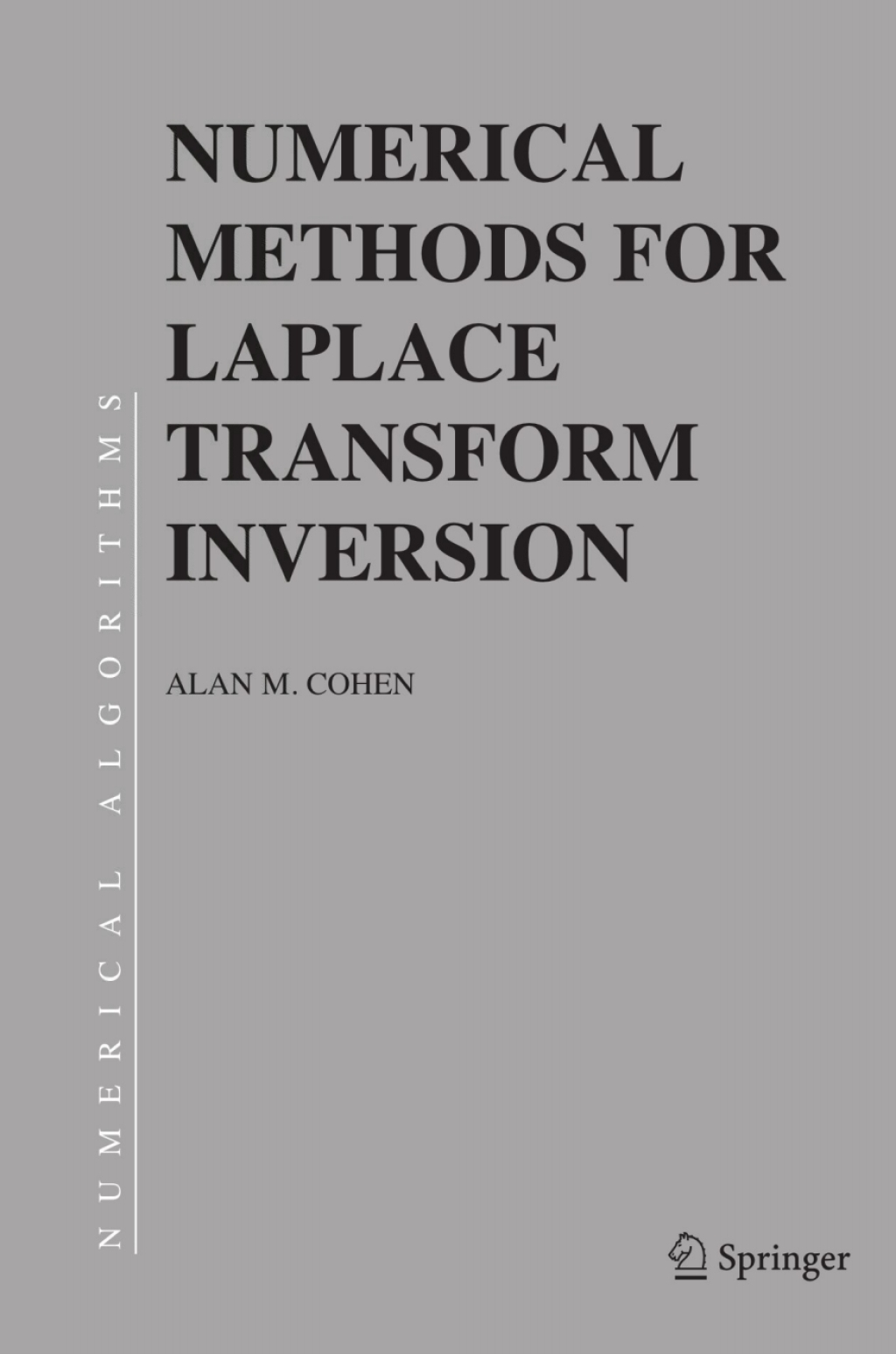 Numerical Methods for Laplace Transform Inversion  â€“ PDF/EPUB Version Downloadable