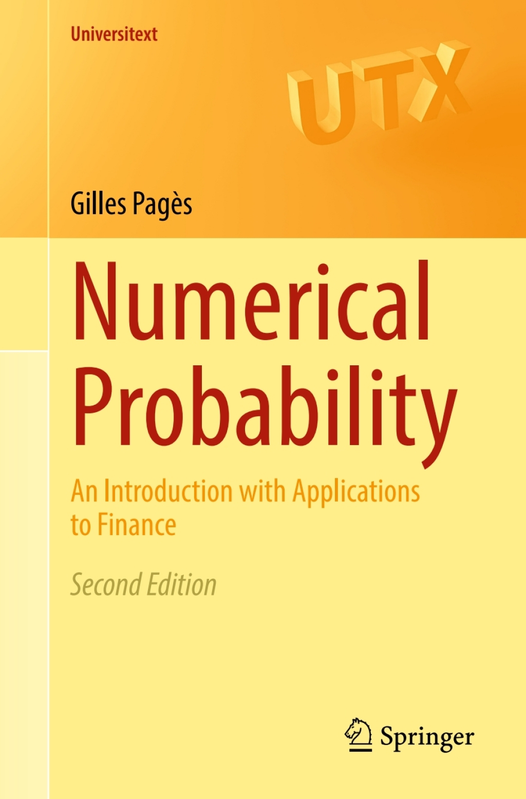 Numerical Probability An Introduction with Applications to Finance 2nd Edition â€“ PDF/EPUB Version Downloadable