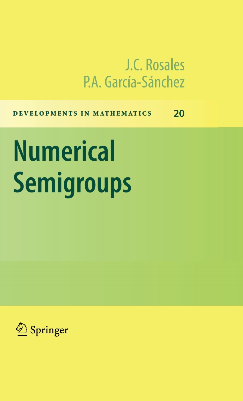 Numerical Semigroups  â€“ PDF/EPUB Version Downloadable