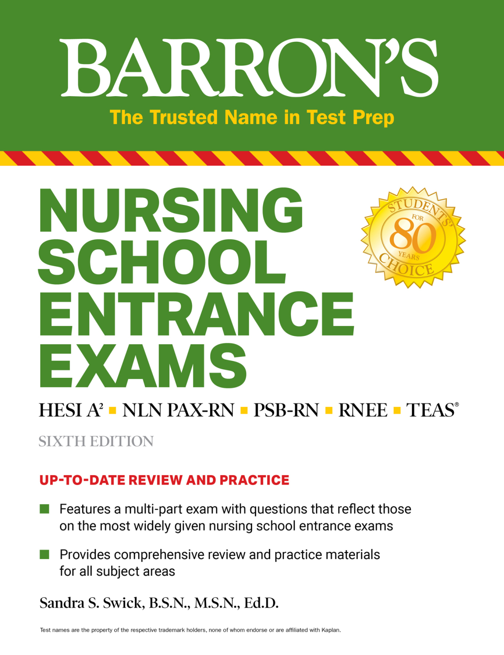 Nursing School Entrance Exams HESI A2 / NLN PAX-RN / PSB-RN / RNEE / TEAS - (PDF/EPUB Version)