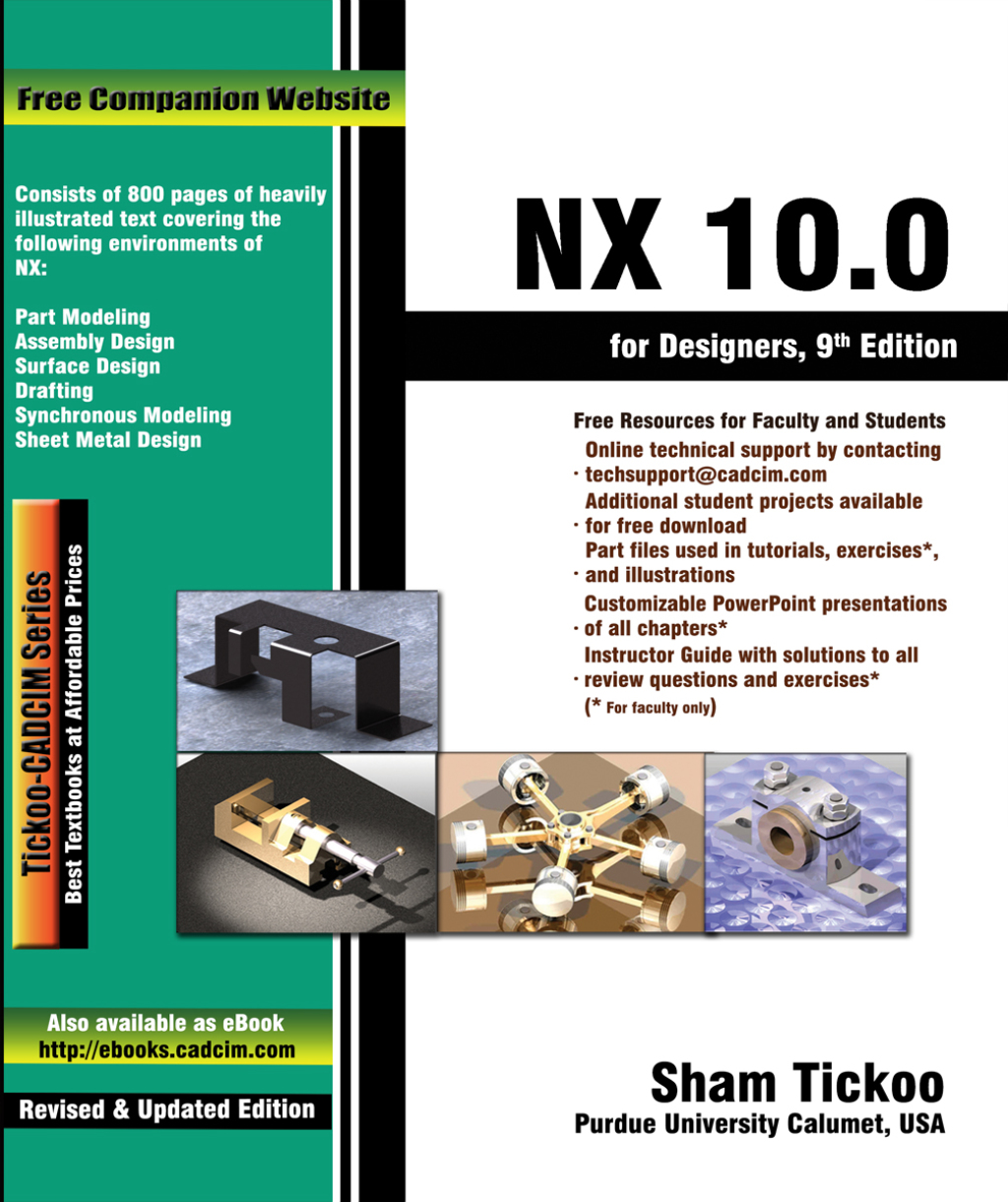 NX 10.0 for Designers 9th Edition â€“ PDF/EPUB Version Downloadable