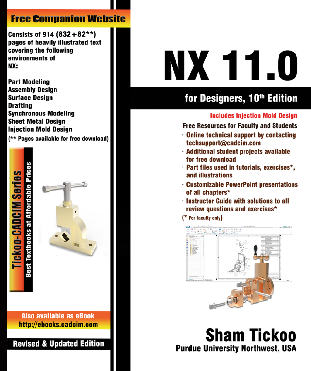 NX 11.0 for Designers, 10th Edition 10th Edition â€“ PDF/EPUB Version Downloadable