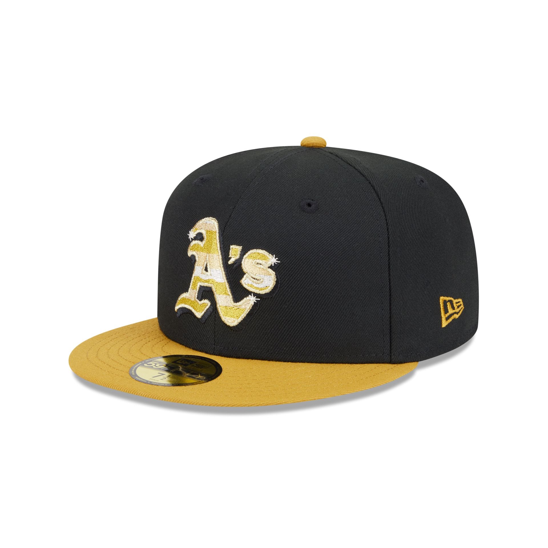 Oakland Athletics Metallic Gold Logo 59FIFTY Fitted