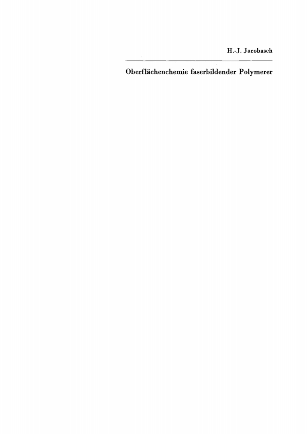 OberflÃ¤chenchemie faserbildender Polymerer 1st Edition â€“ PDF/EPUB Version Downloadable