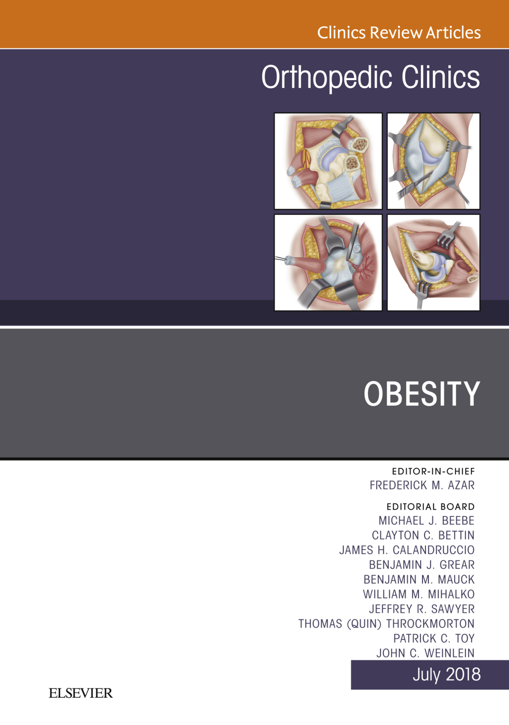 Obesity, An Issue of Orthopedic Clinics  â€“ PDF/EPUB Version Downloadable