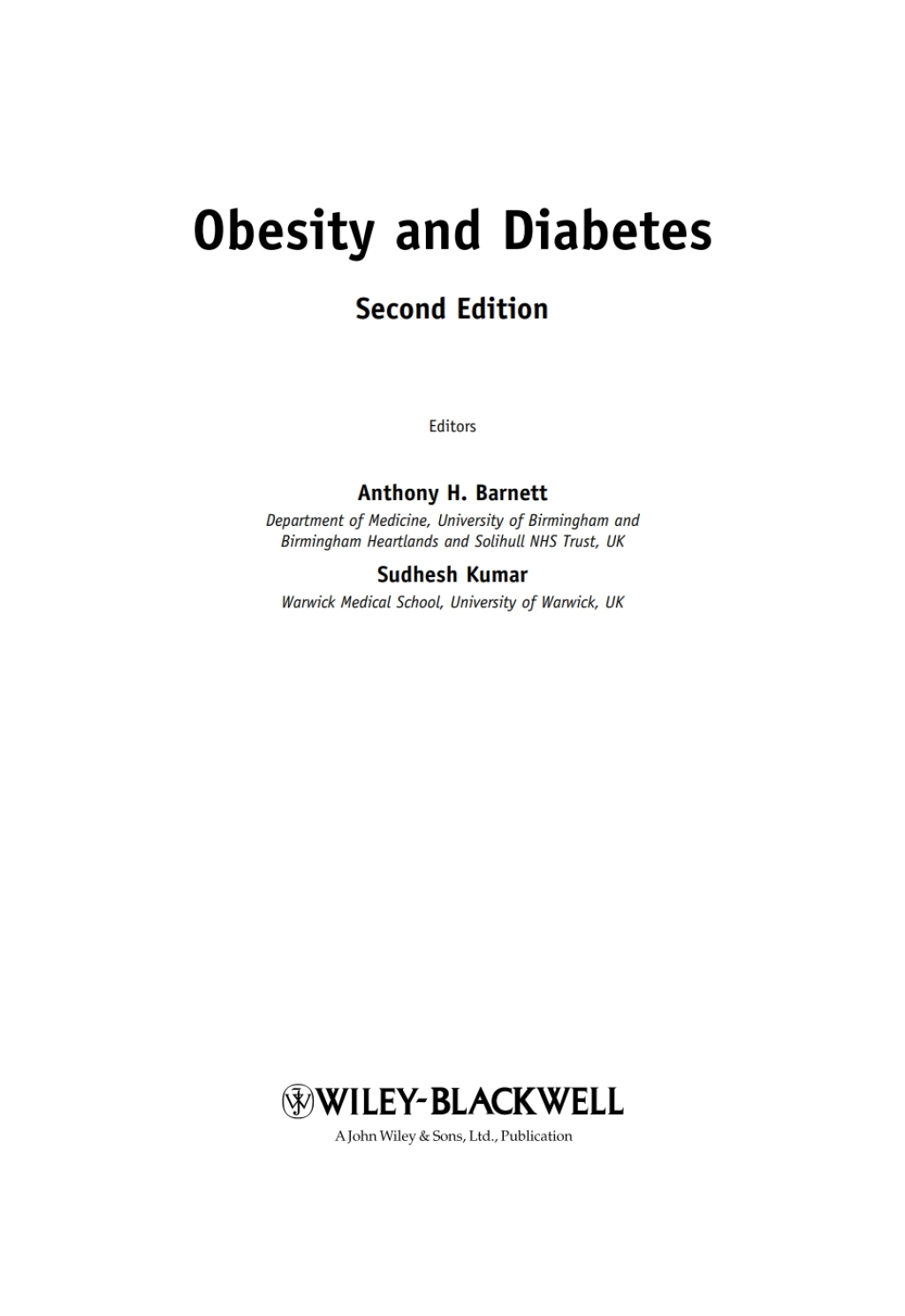 Obesity and Diabetes 1st Edition – PDF/EPUB Version Downloadable