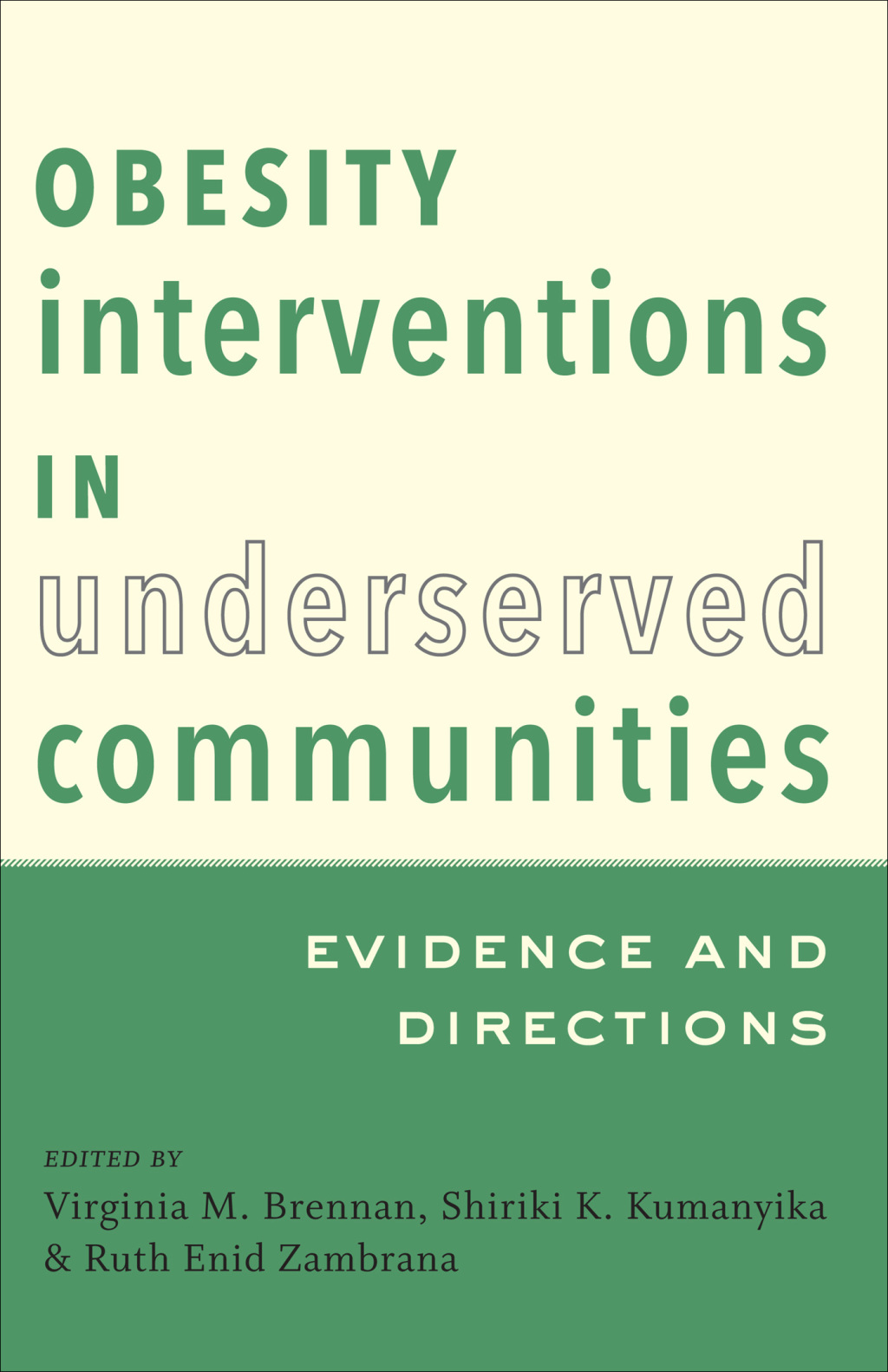 Obesity Interventions in Underserved Communities Evidence and Directions  â€“ PDF/EPUB Version Downloadable