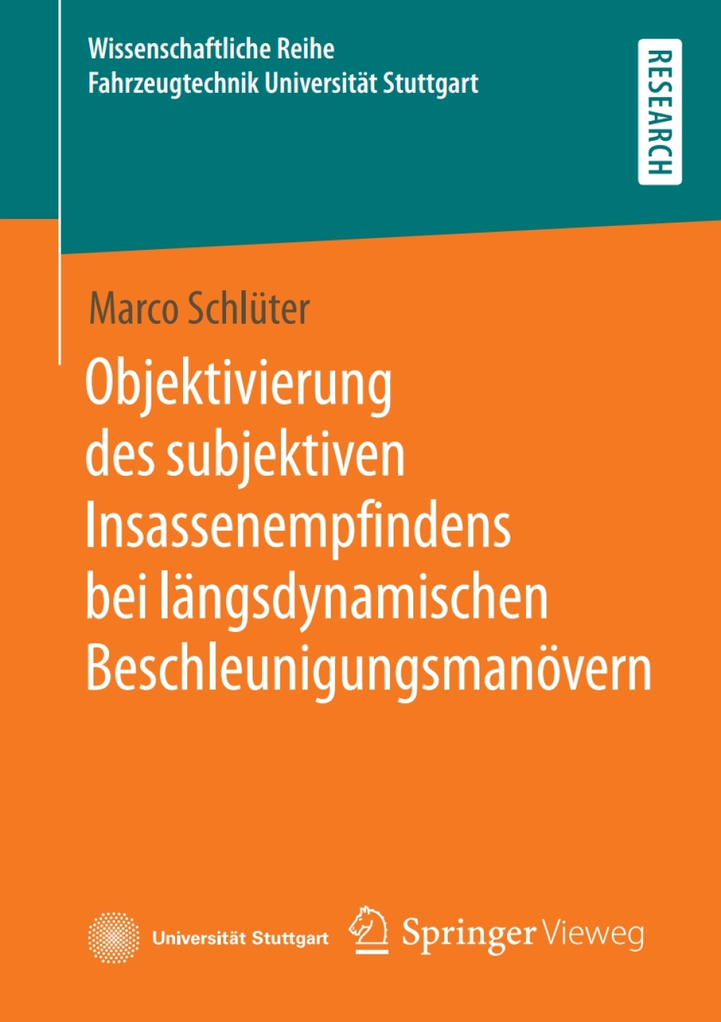Objektivierung des subjektiven Insassenempfindens bei lÃ¤ngsdynamischen BeschleunigungsmanÃ¶vern  â€“ PDF/EPUB Version Downloadable