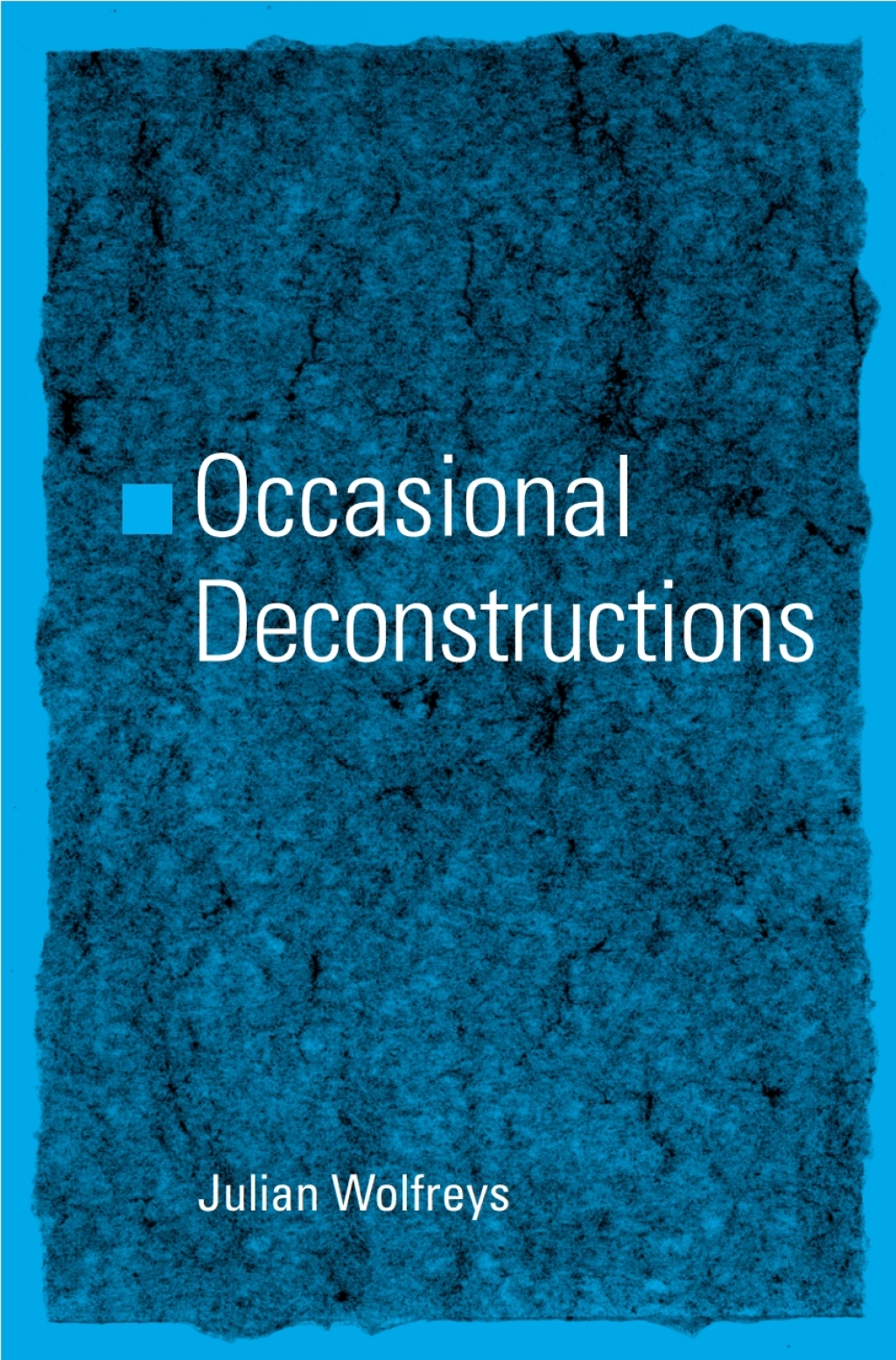Occasional Deconstructions  â€“ PDF/EPUB Version Downloadable