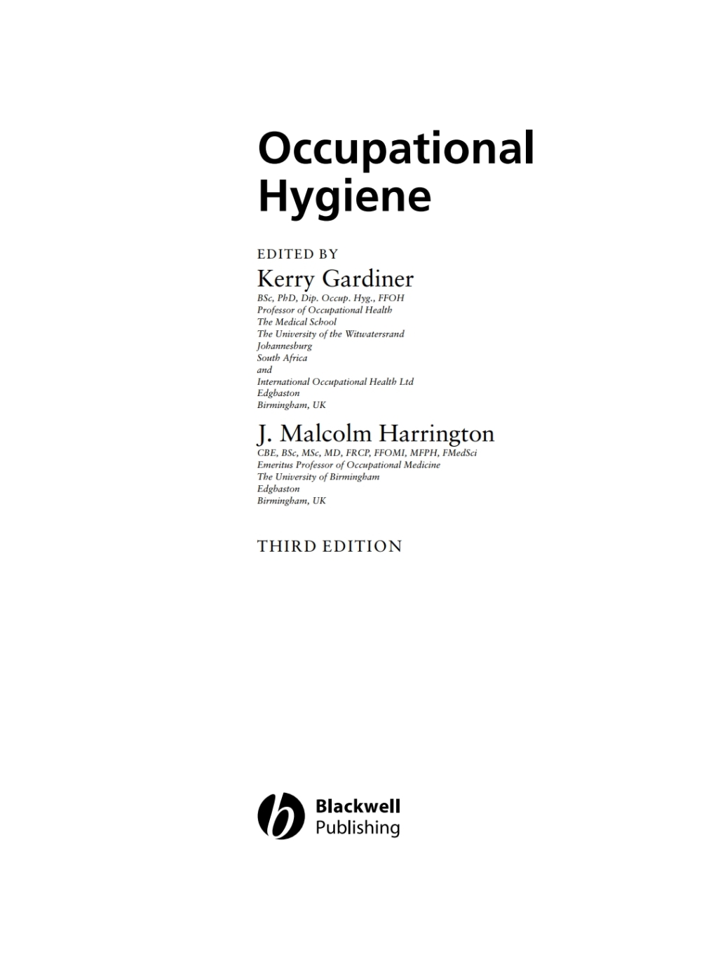 Occupational Hygiene 3rd Edition â€“ PDF/EPUB Version Downloadable
