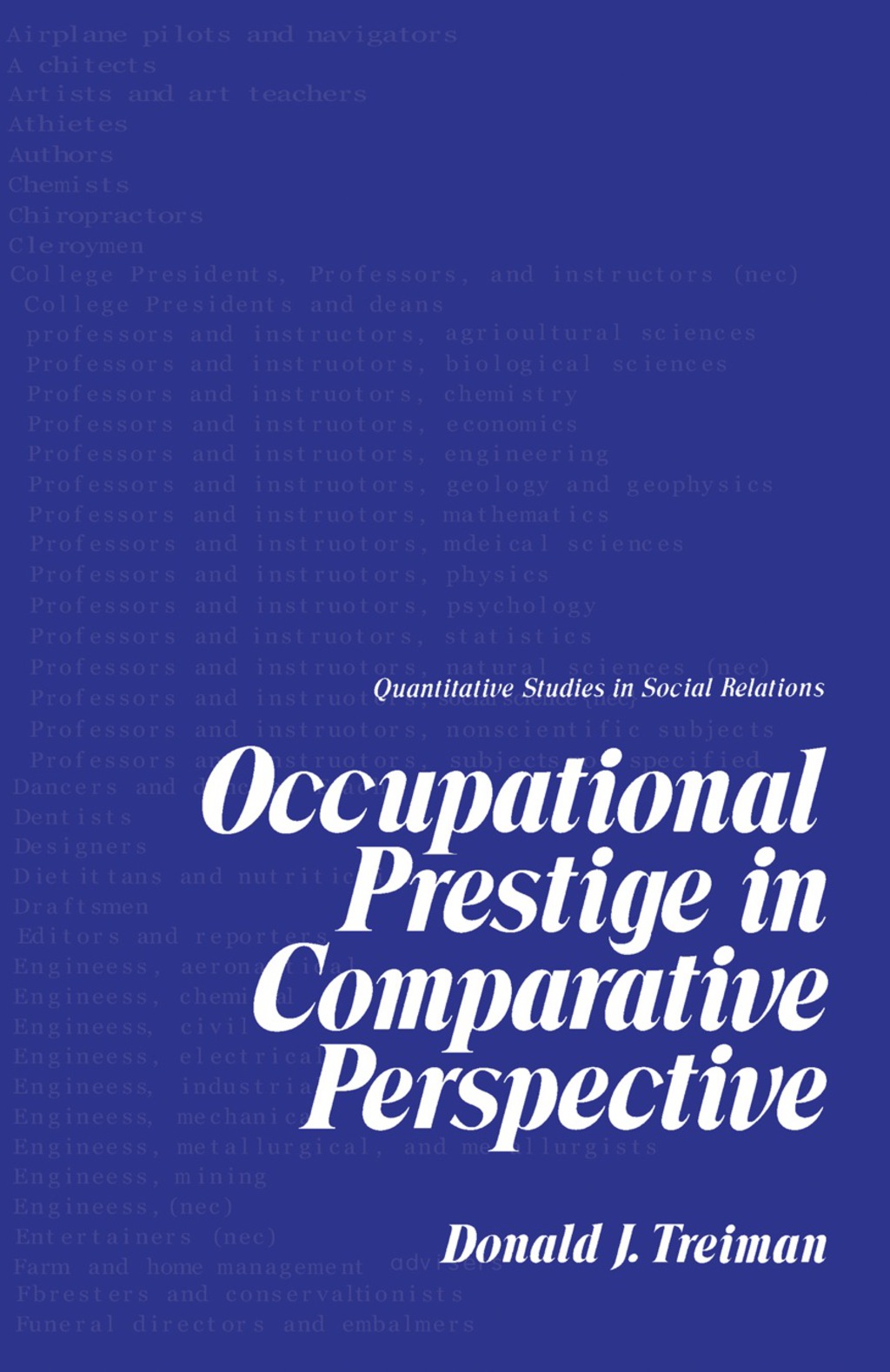 Occupational Prestige in Comparative Perspective  â€“ PDF/EPUB Version Downloadable