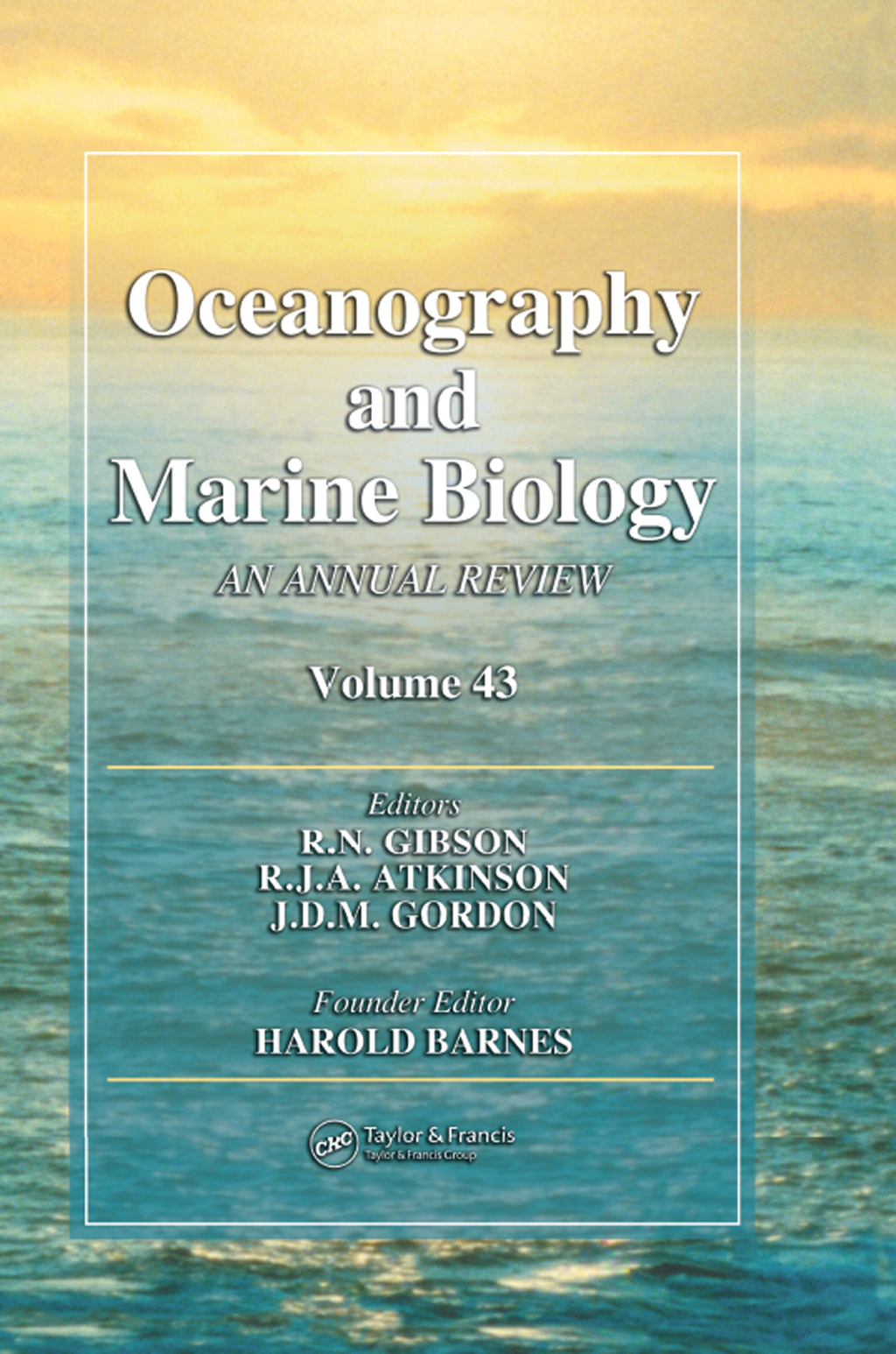 Oceanography and Marine Biology An annual review. Volume 43 1st Edition â€“ PDF/EPUB Version Downloadable