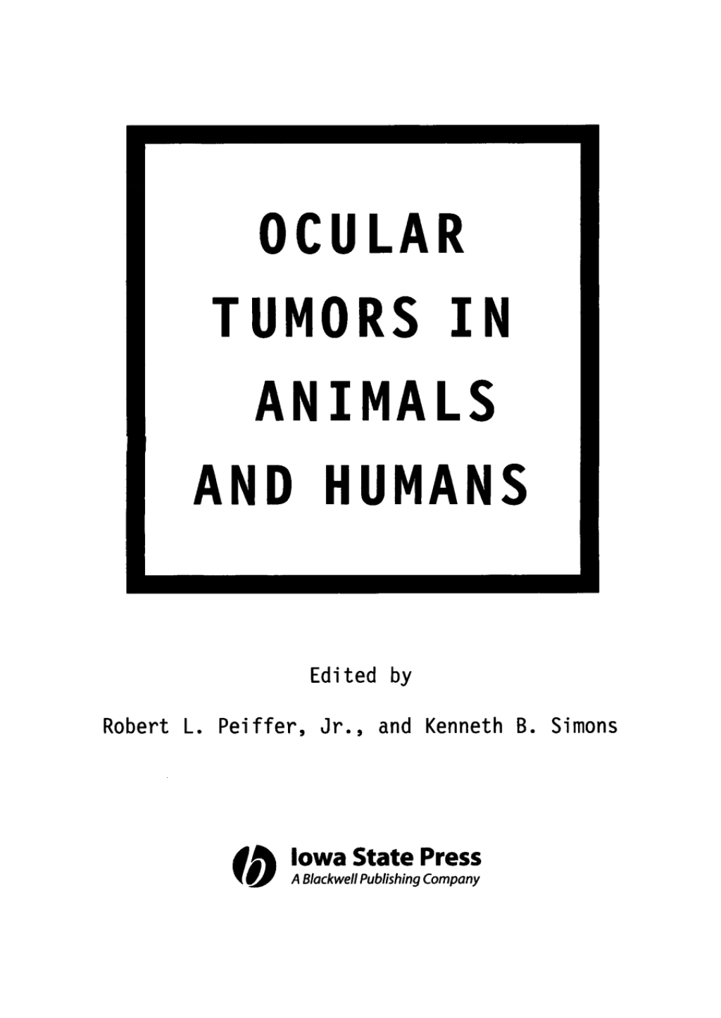 Ocular Tumors in Animals and Humans 1st Edition â€“ PDF/EPUB Version Downloadable