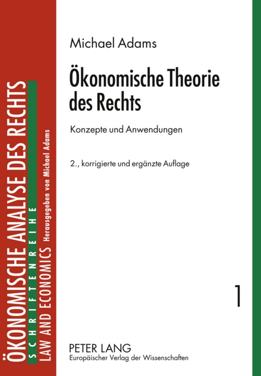 Oekonomische Theorie des Rechts Konzepte und Anwendungen 2nd Edition â€“ PDF/EPUB Version Downloadable