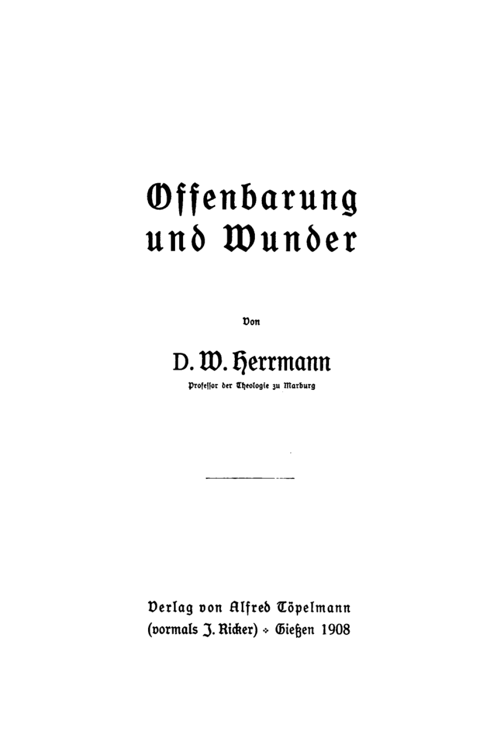 Offenbarung und Wunder 1st Edition â€“ PDF/EPUB Version Downloadable