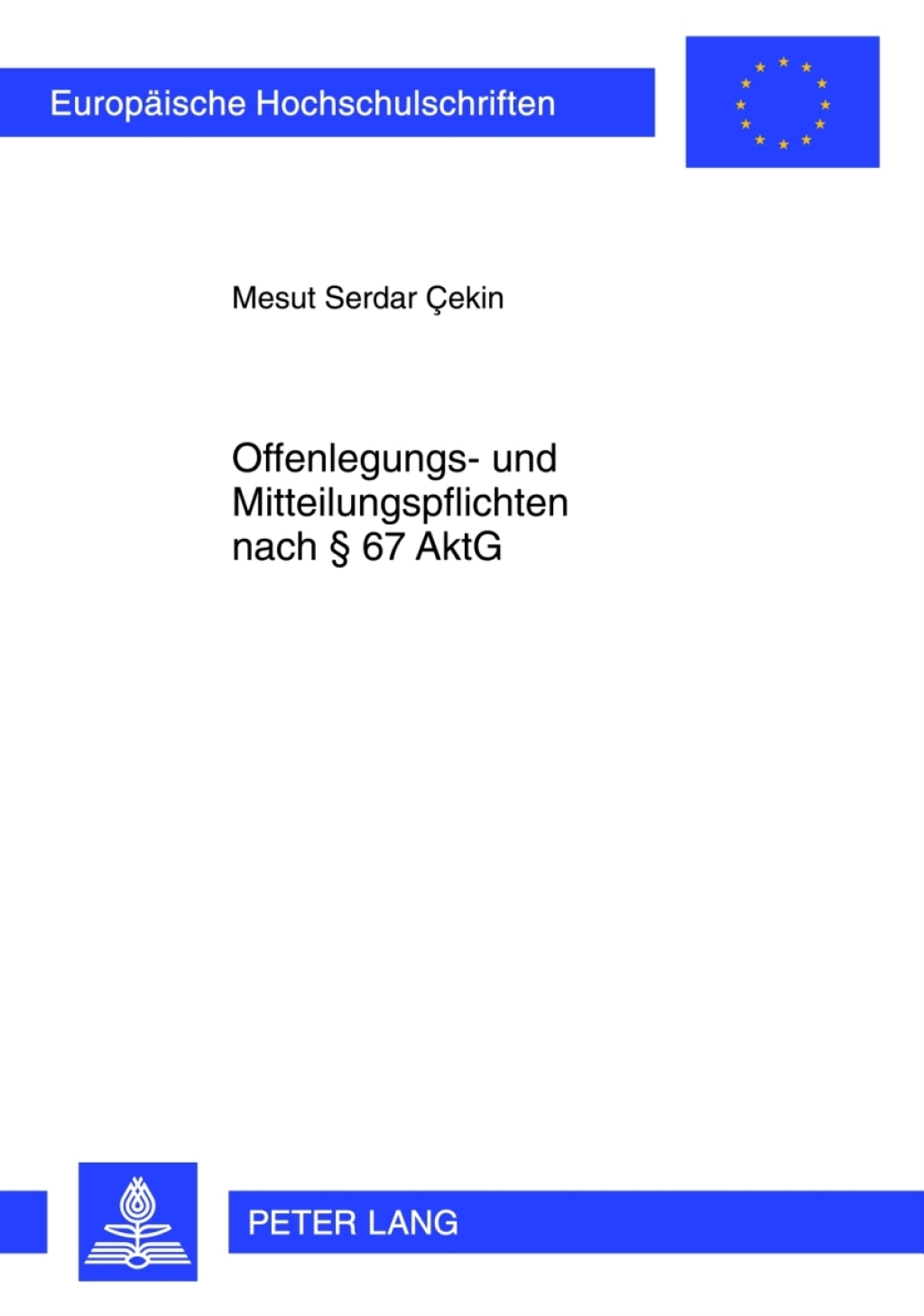 Offenlegungs- und Mitteilungspflichten nach Â§ 67 AktG 1st Edition â€“ PDF/EPUB Version Downloadable