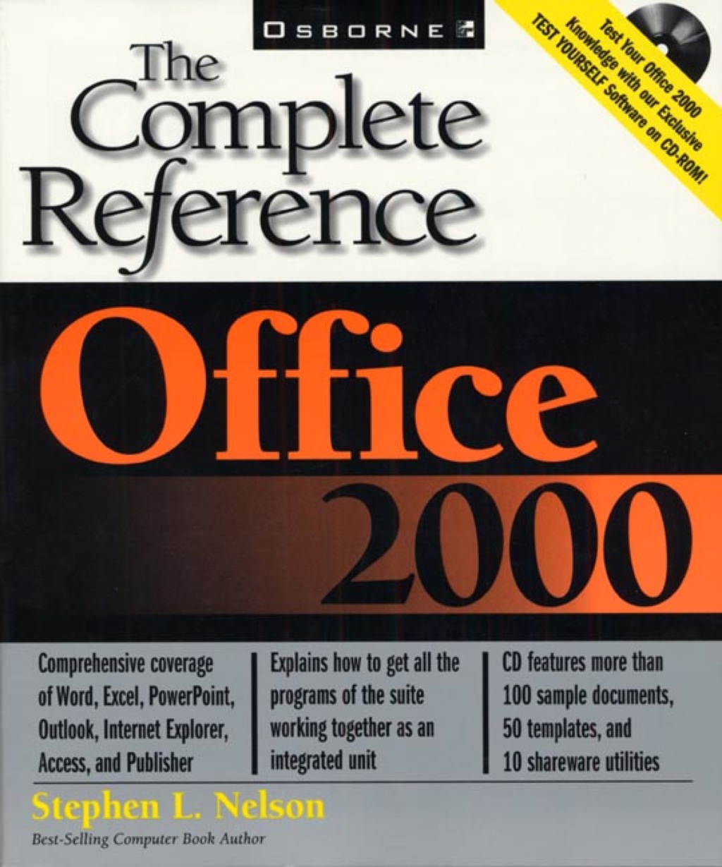 Office 2000: The Complete Reference 1st Edition â€“ PDF/EPUB Version Downloadable