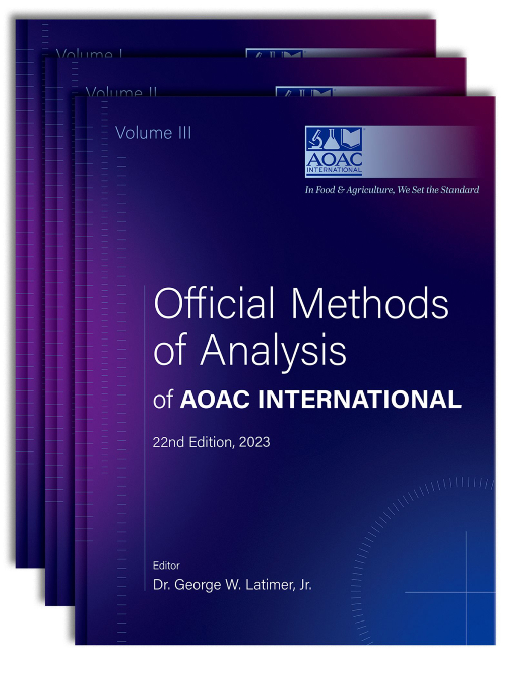 Official Methods of Analysis of AOAC INTERNATIONAL 3-Volume Set  â€“ PDF/EPUB Version Downloadable