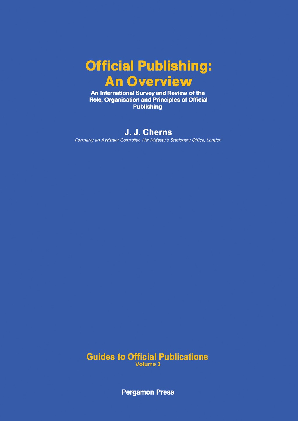 Official Publishing An Overview  â€“ PDF/EPUB Version Downloadable