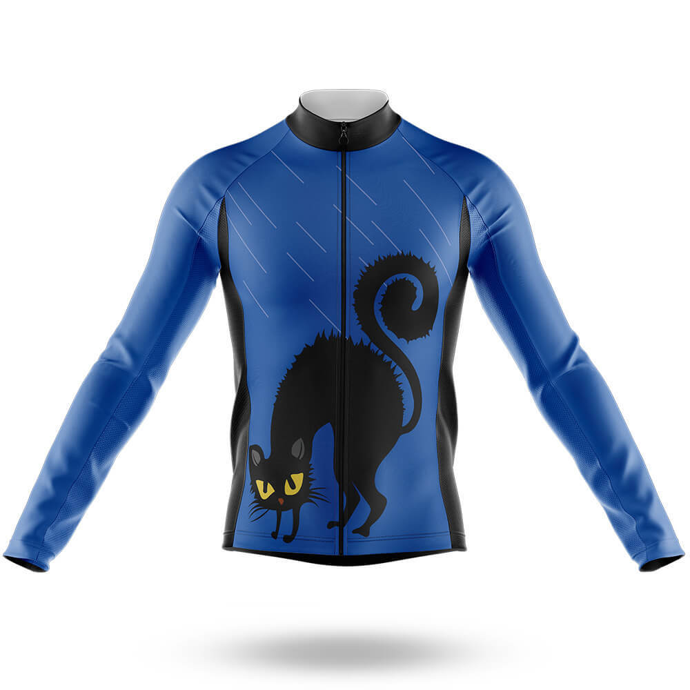 Oh Black Cat - Men's Cycling Long Sleeve Jersey