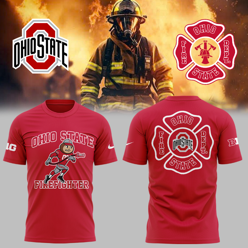 Ohio State x Firefighter Appreciation Day 2025 T-shirt