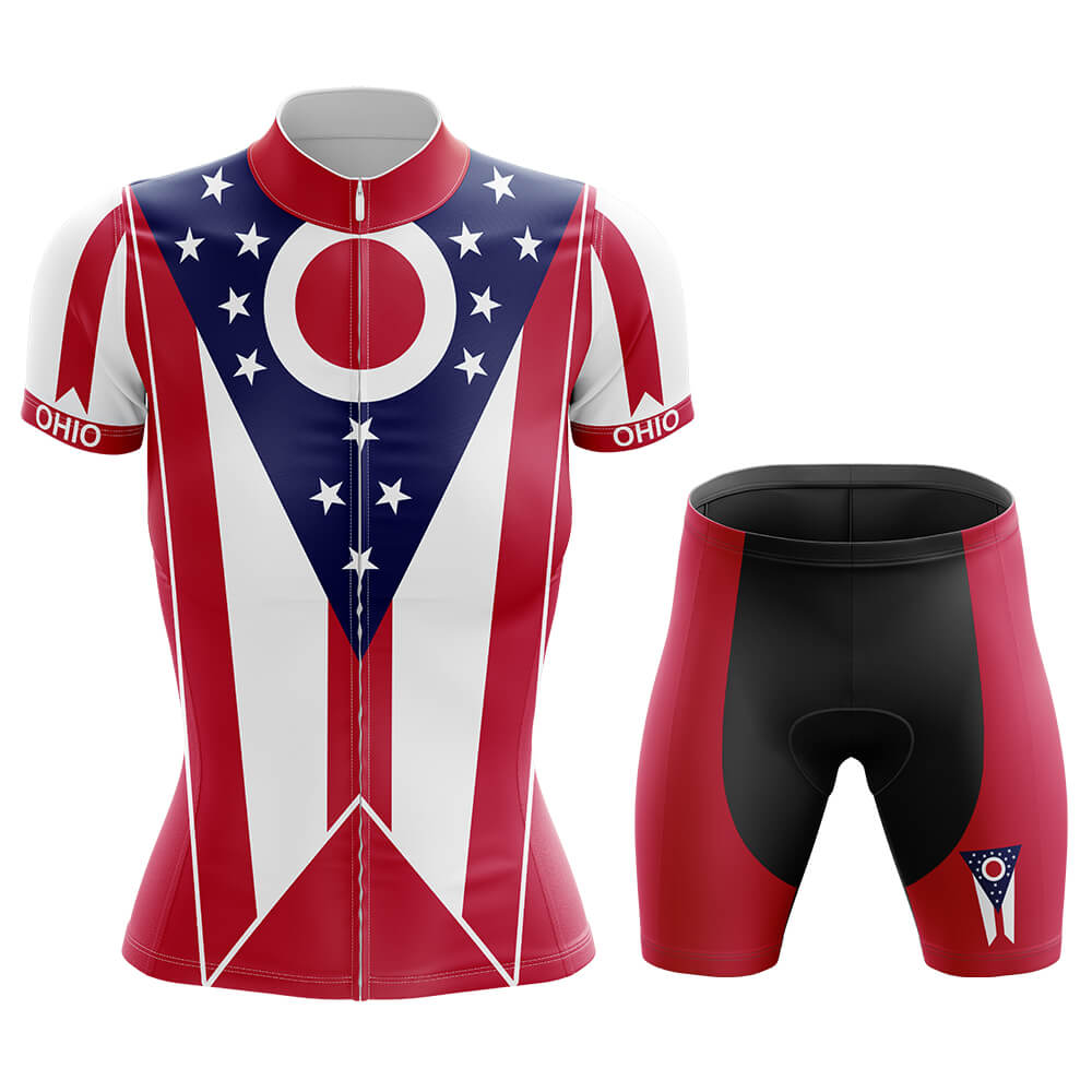 Ohio - Women - Cycling Jersey + Shorts