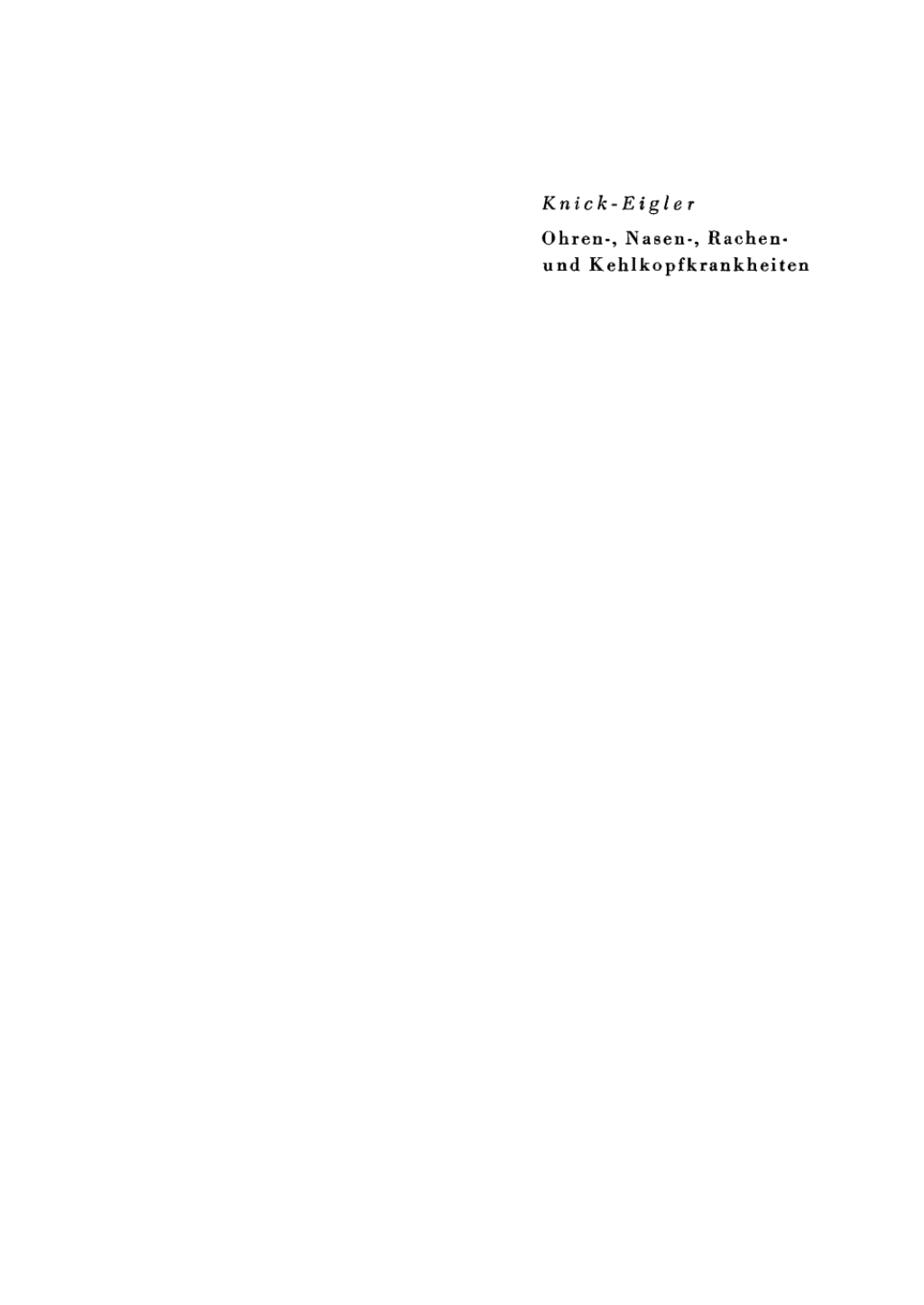 Ohren-, Nasen-, Rachen- und Kehlkopfkrankheiten 33rd Edition â€“ PDF/EPUB Version Downloadable