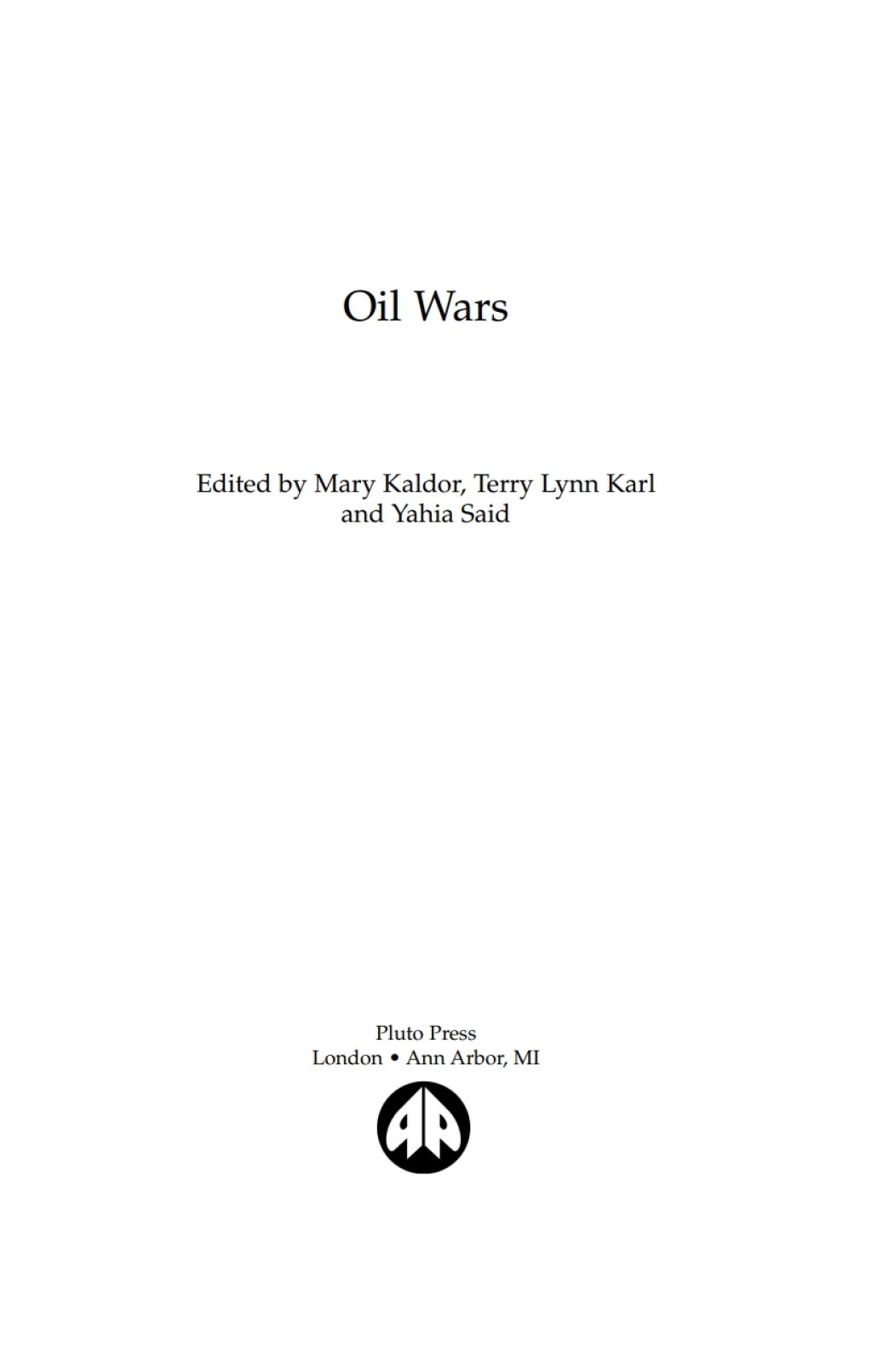 Oil Wars 1st Edition â€“ PDF/EPUB Version Downloadable