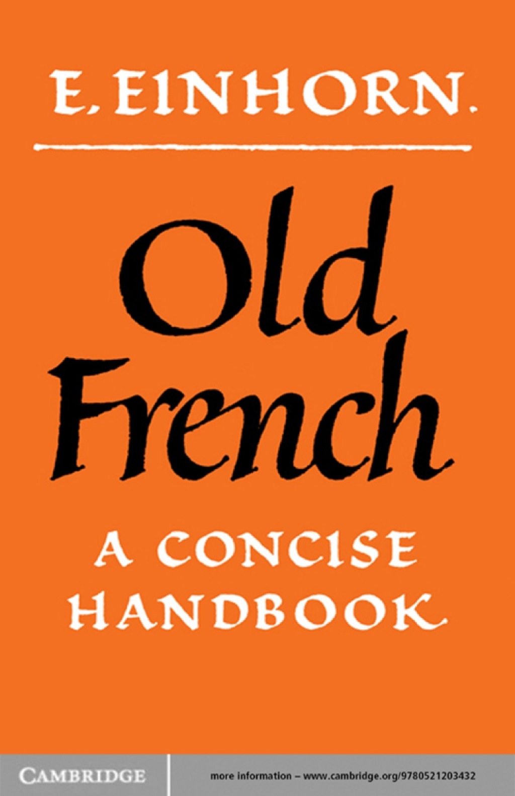 Old French A Concise Handbook 1st Edition â€“ PDF/EPUB Version Downloadable