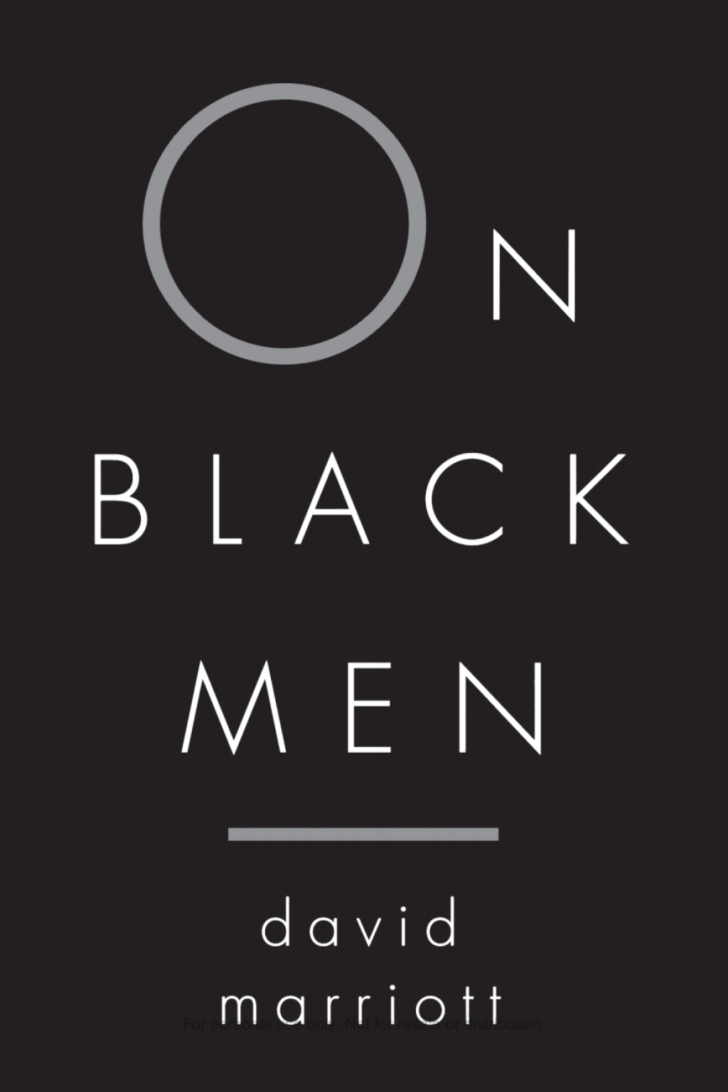On Black Men  â€“ PDF/EPUB Version Downloadable