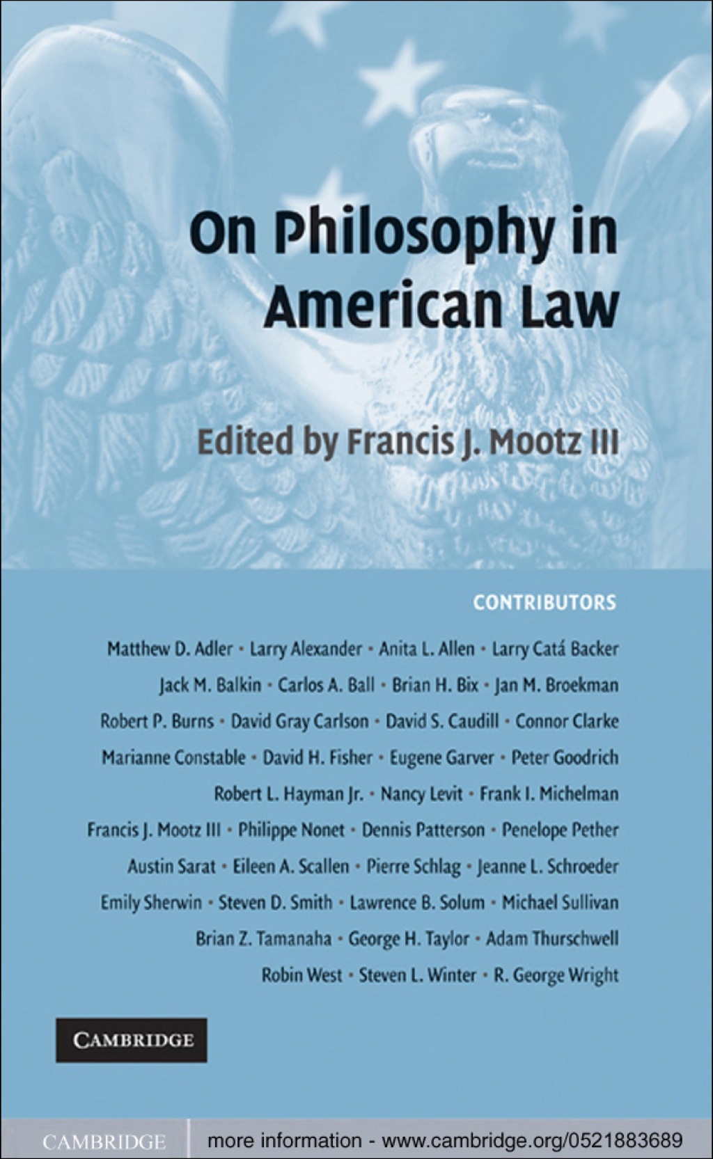 On Philosophy in American Law 1st Edition â€“ PDF/EPUB Version Downloadable