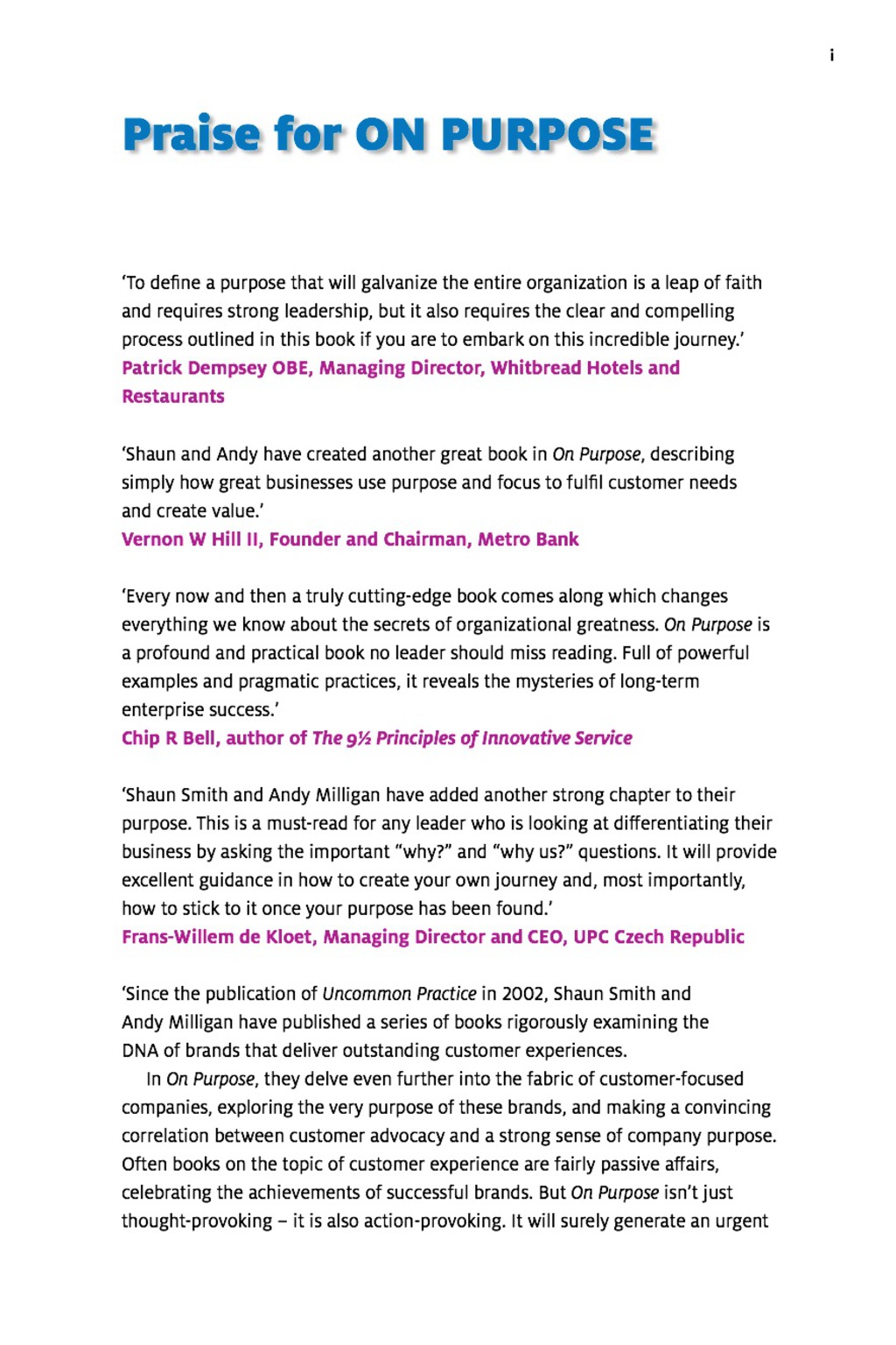 On Purpose Delivering a Branded Customer Experience People Love 1st Edition - (PDF/EPUB Version)