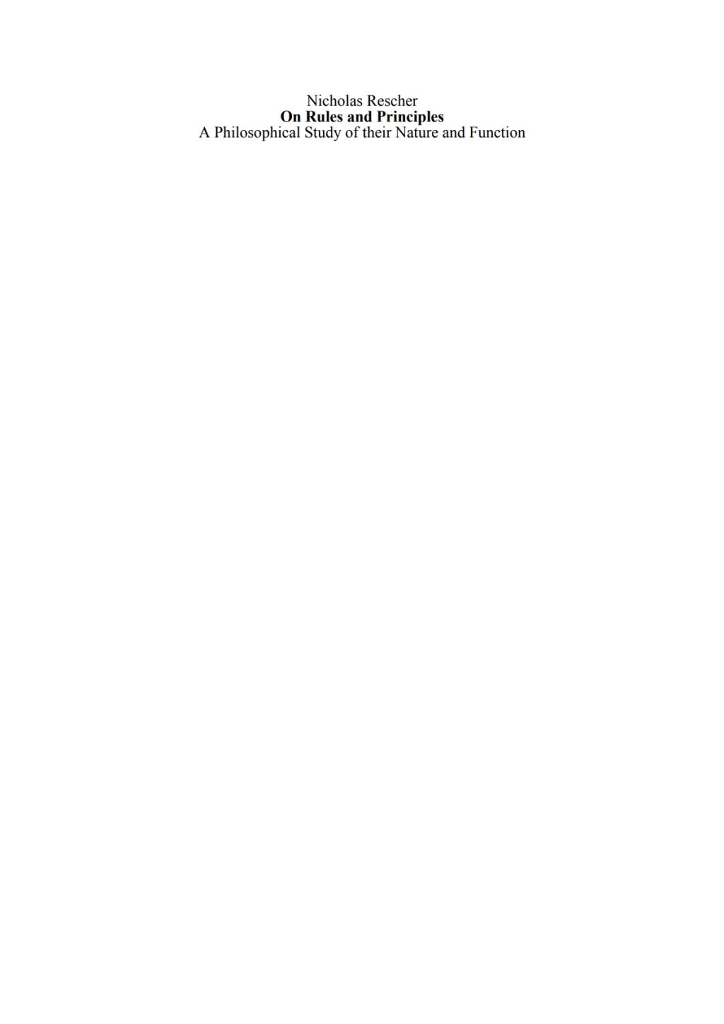 On Rules and Principles 1st Edition â€“ PDF/EPUB Version Downloadable