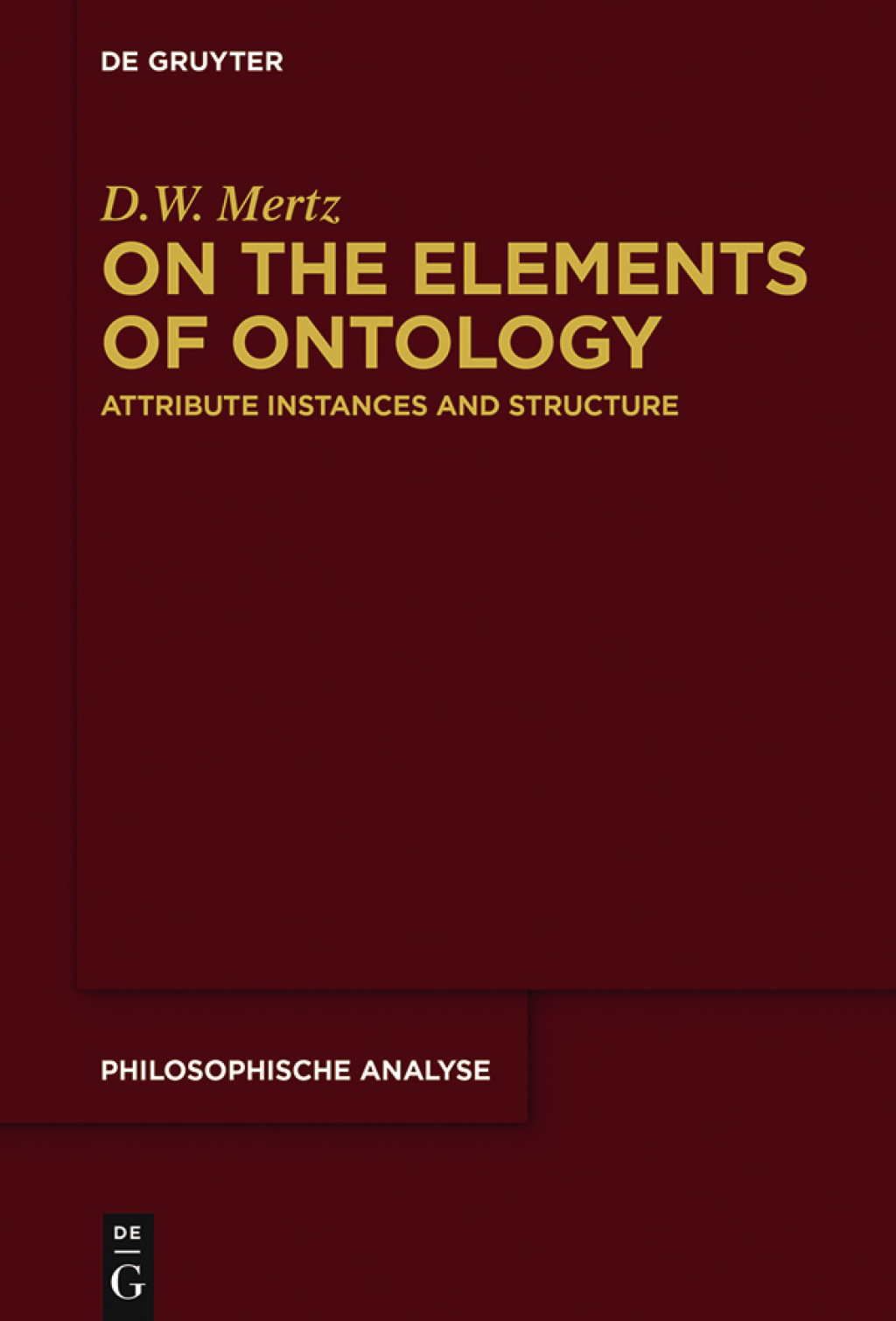 On the Elements of Ontology Attribute Instances and Structure 1st Edition â€“ PDF/EPUB Version Downloadable