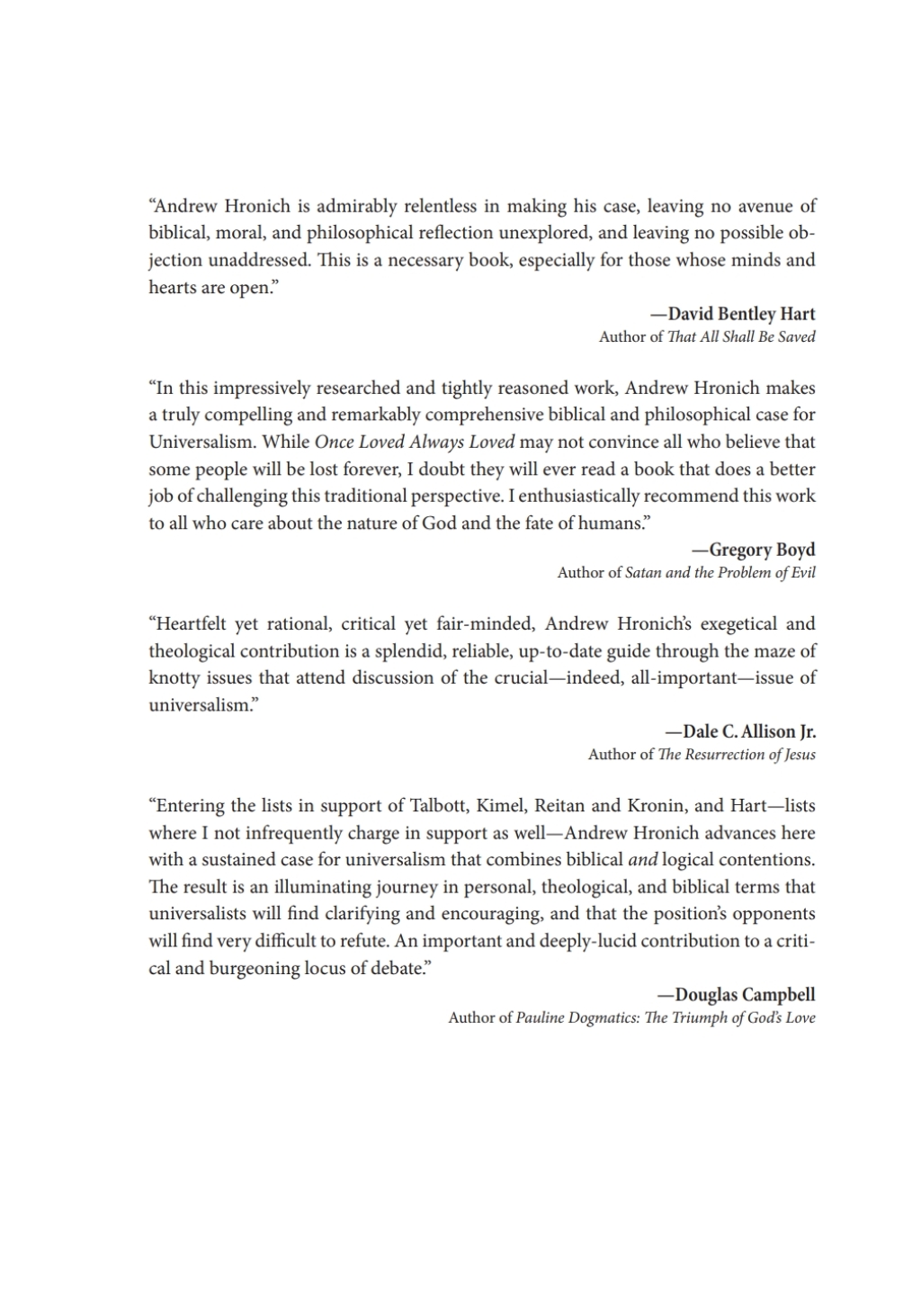 Once Loved Always Loved The Logic of Apokatastasis  â€“ PDF/EPUB Version Downloadable