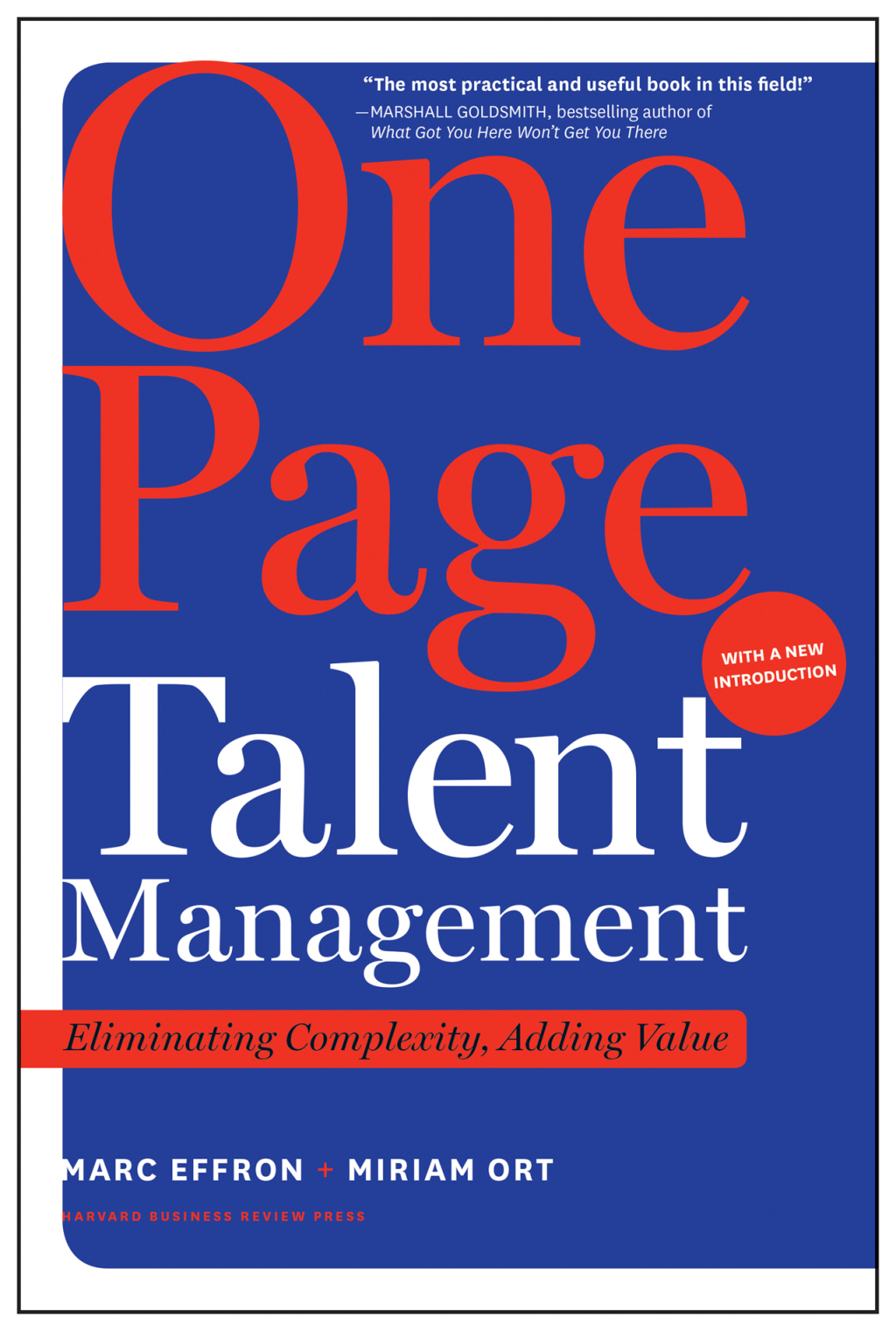 One Page Talent Management, with a New Introduction Eliminating Complexity, Adding Value - (PDF/EPUB Version)