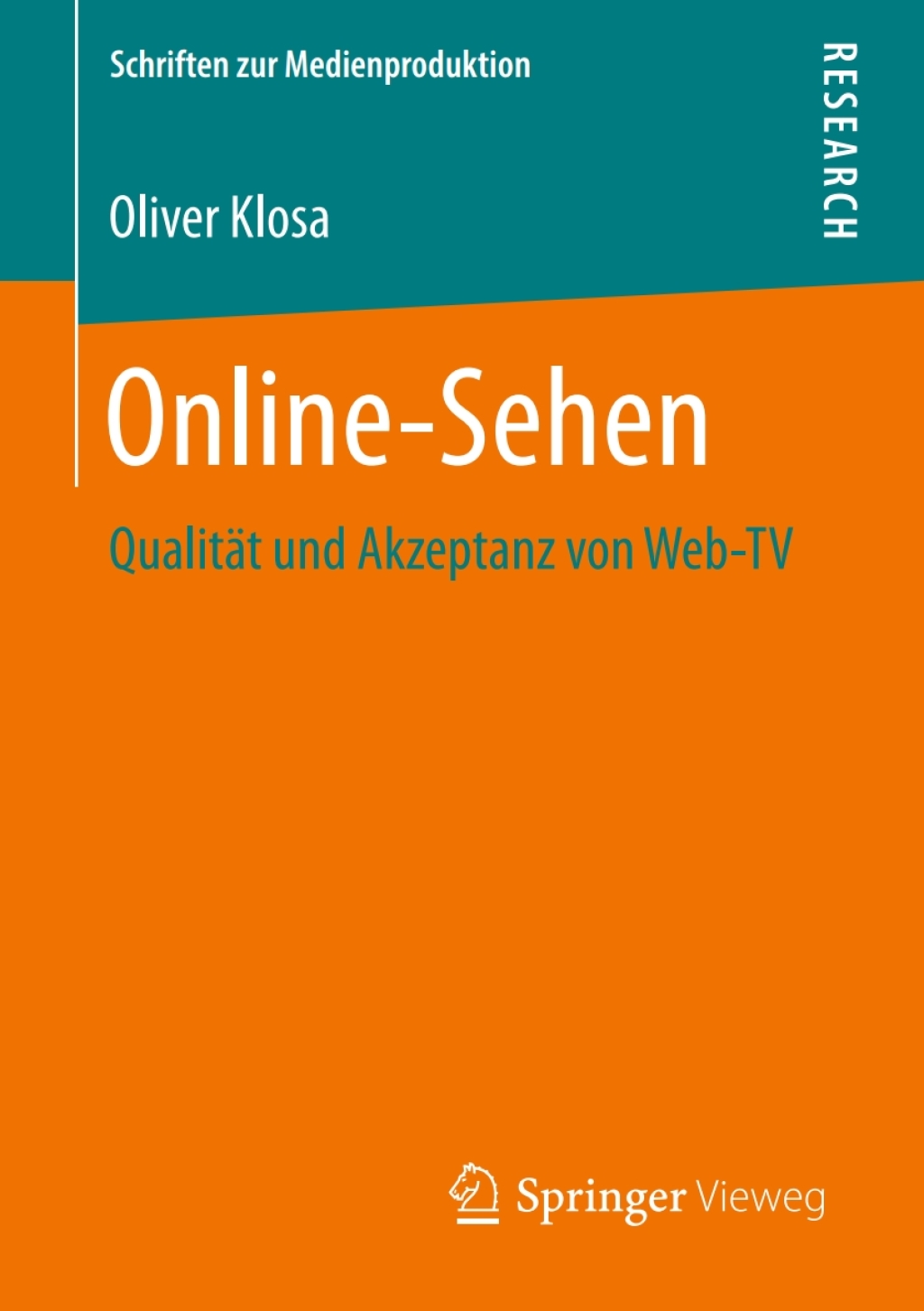 Online-Sehen QualitÃ¤t und Akzeptanz von Web-TV  â€“ PDF/EPUB Version Downloadable
