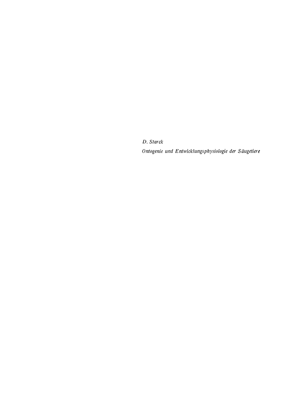 Ontogenie und Entwicklungsphysiologie der SÃ¤ugetiere 1st Edition â€“ PDF/EPUB Version Downloadable