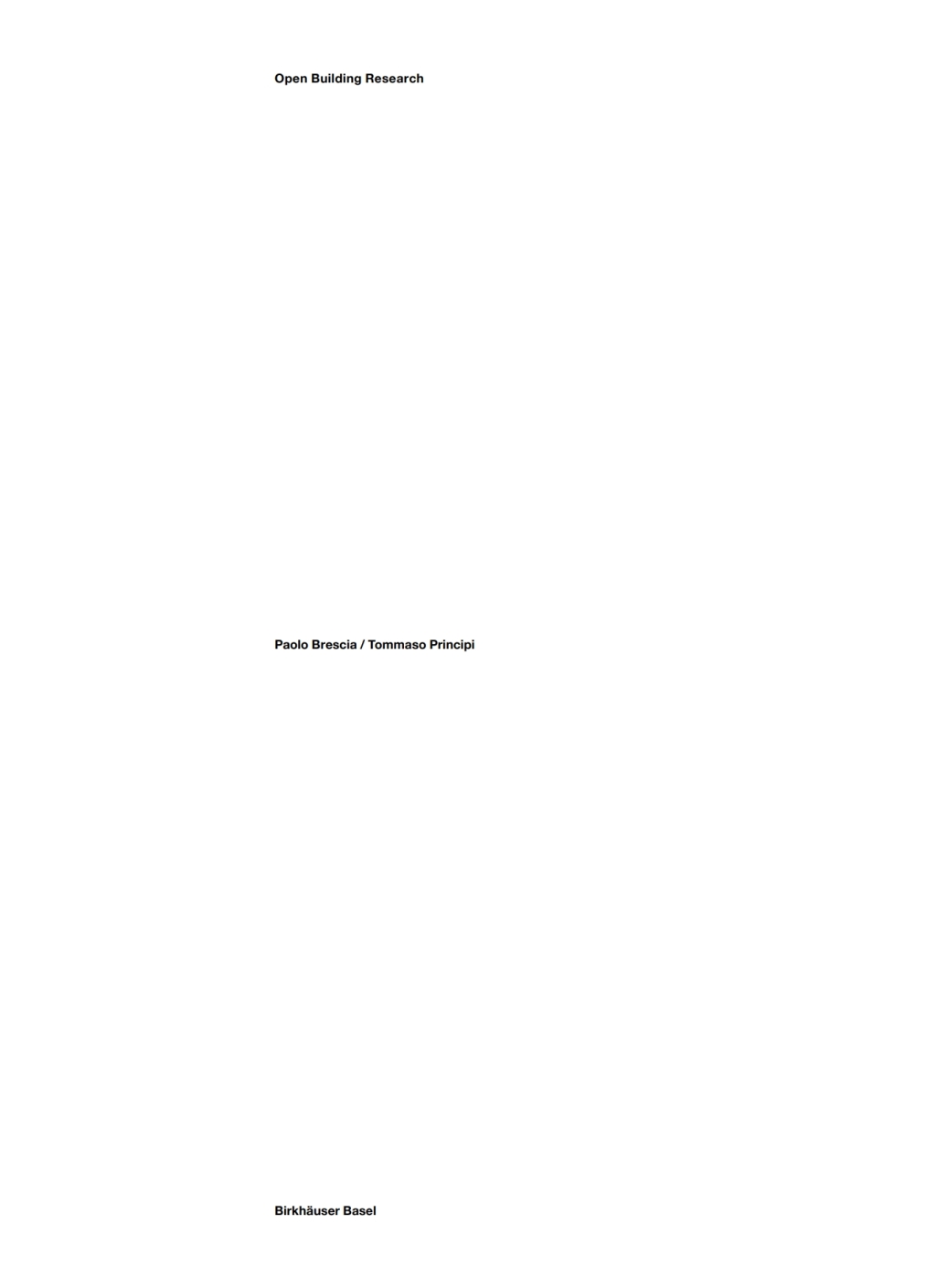 Open Building Research 1st Edition â€“ PDF/EPUB Version Downloadable