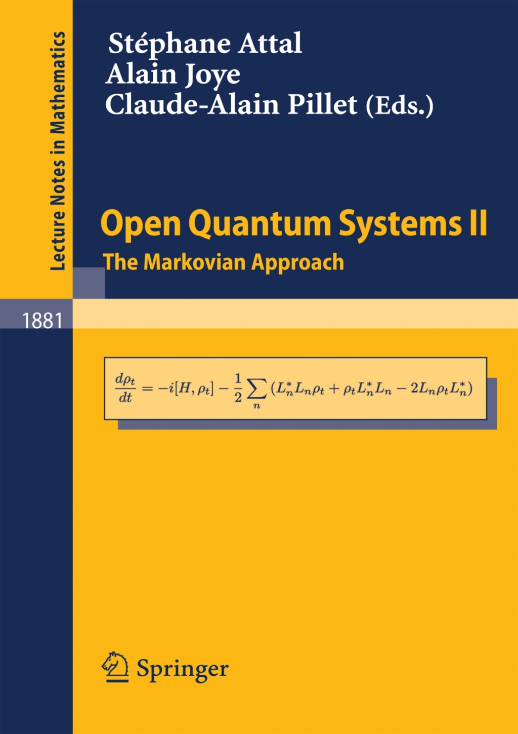 Open Quantum Systems II The Markovian Approach 1st Edition â€“ PDF/EPUB Version Downloadable