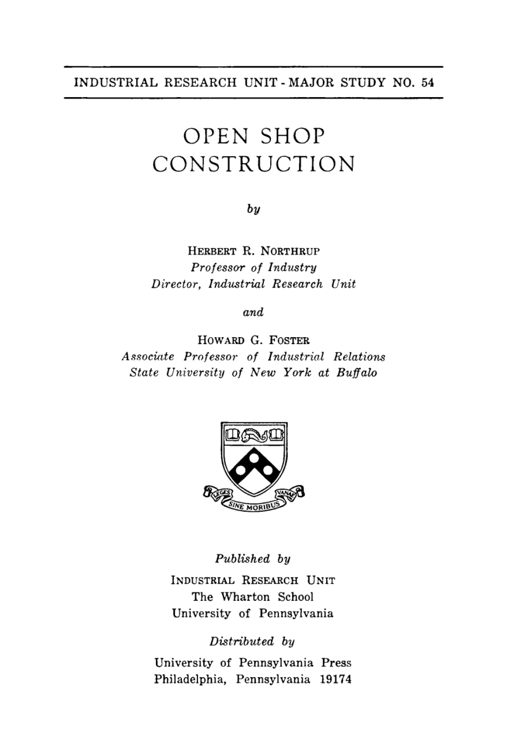 Open Shop Construction  â€“ PDF/EPUB Version Downloadable