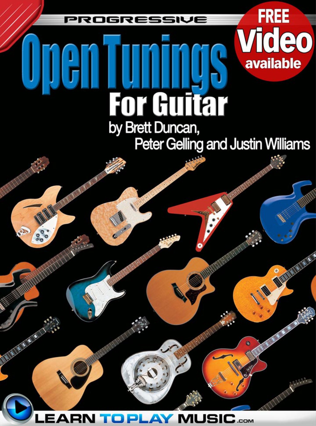 Open Tuning Guitar Lessons Teach Yourself How to Play Guitar (Free Video Available) 1st Edition - (PDF/EPUB Version)