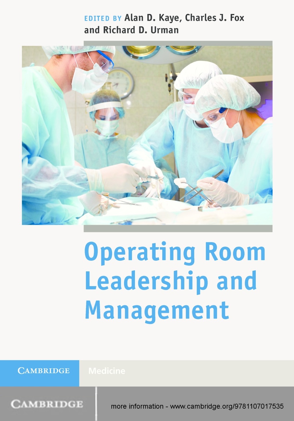 Operating Room Leadership and Management 1st Edition â€“ PDF/EPUB Version Downloadable