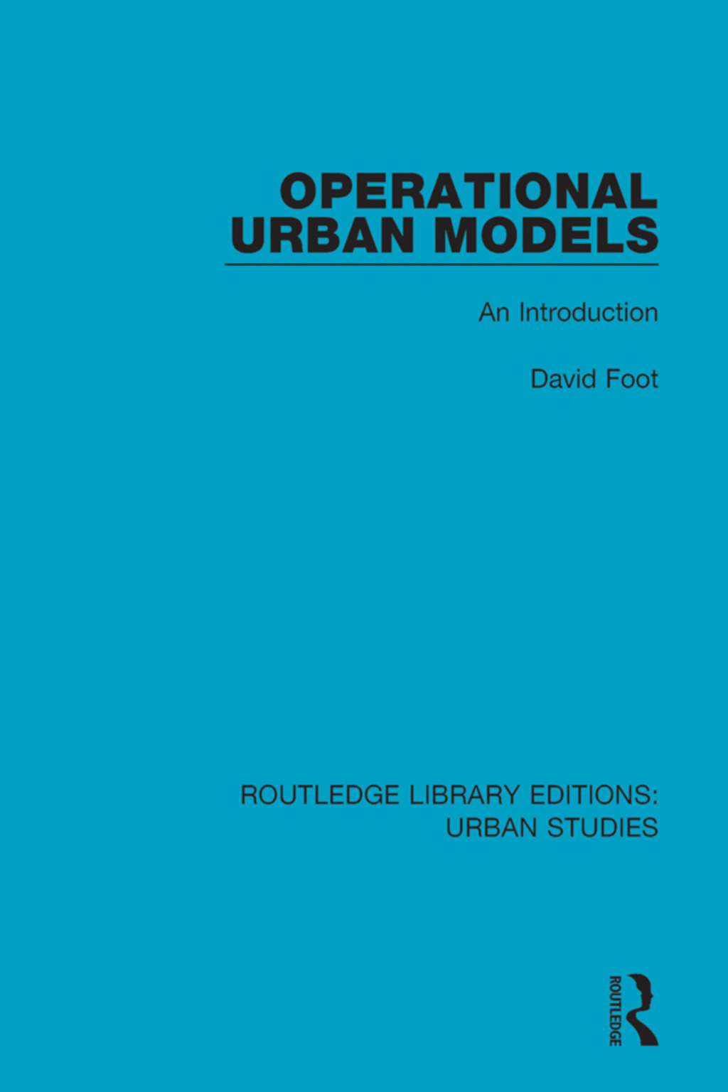 Operational Urban Models An Introduction 1st Edition â€“ PDF/EPUB Version Downloadable