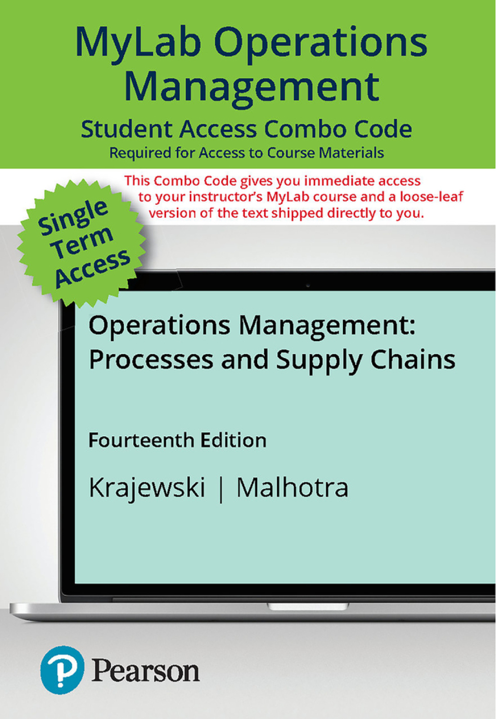 Operations Management: Processes and Supply Chains -- MyLab with Pearson eText + Print Combo Access Code 14th Edition â€“ PDF/EPUB Version Downloadable